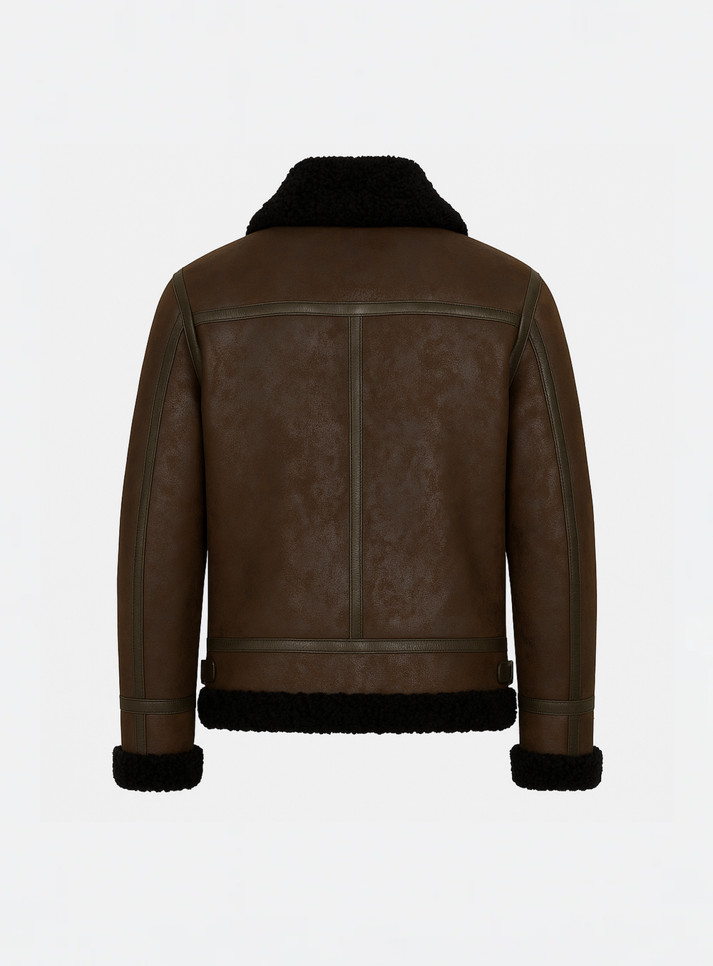 BRADLEY | Alt-Shearling Aviator Jacket || BRADLEY | Blouson Aviateur en Shearling Alternatif