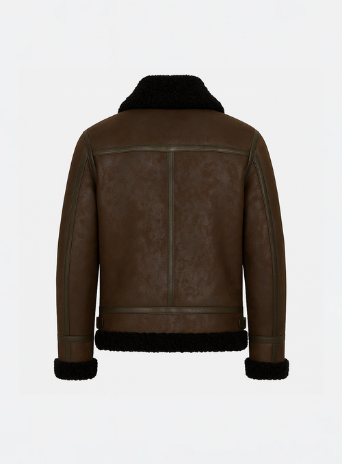 BRADLEY | Alt-Shearling Aviator Jacket || BRADLEY | Blouson Aviateur en Shearling Alternatif