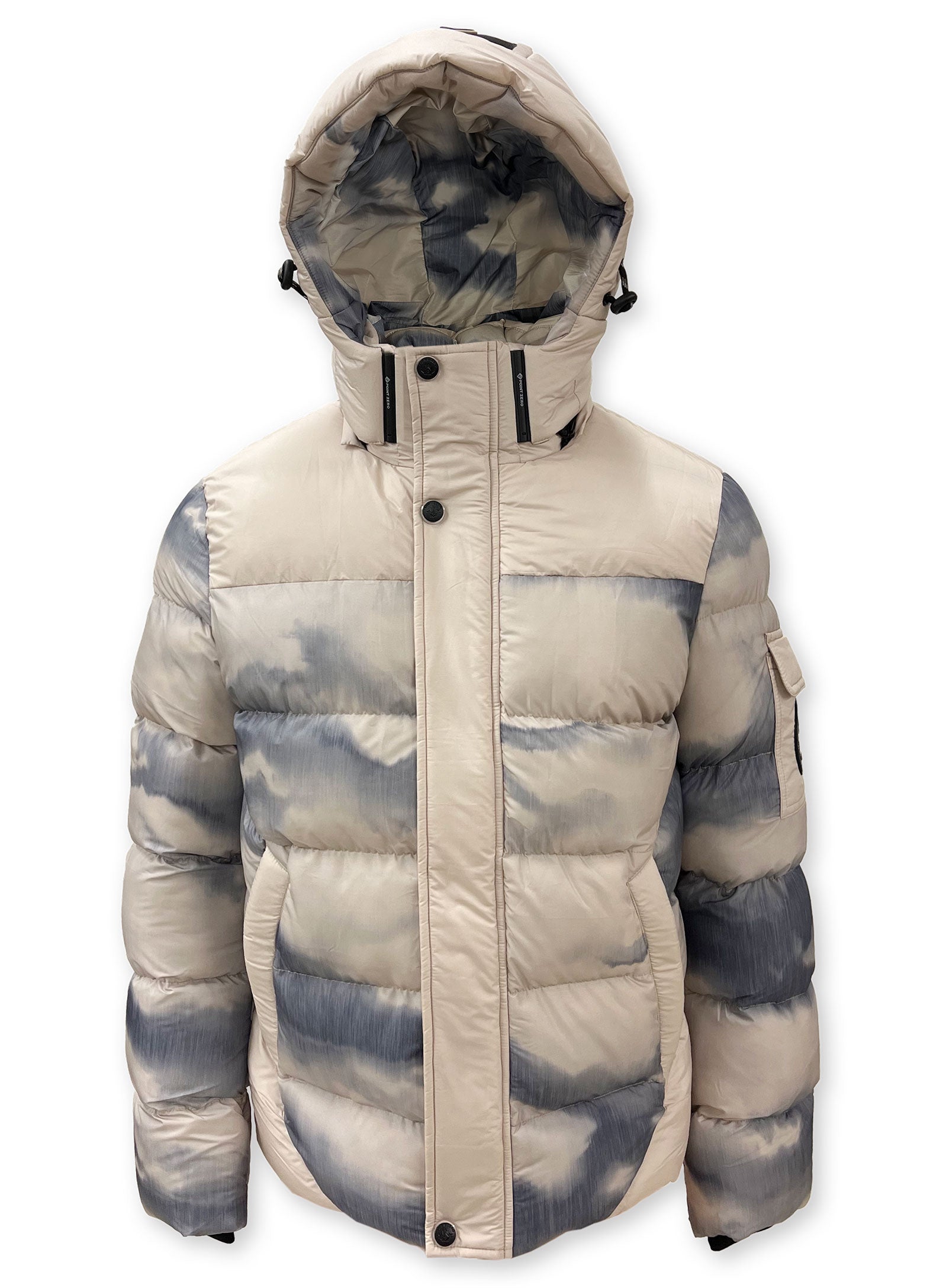 DOMITRI | Northern light dye printed Puffer – Point Zero