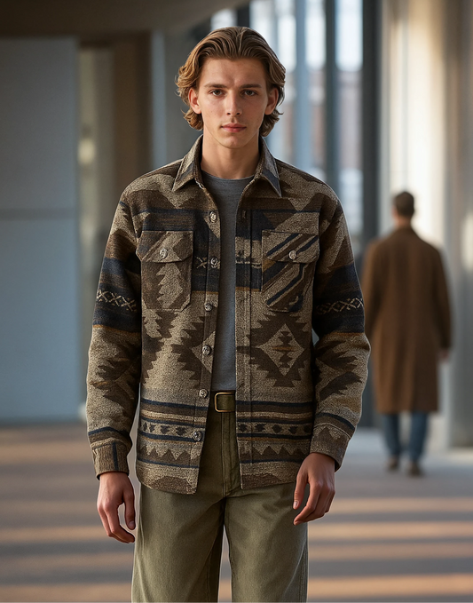 MAVEN | Navajo Polar Fleece Overshirt || MAVEN | Surchemise en Polaire Navajo