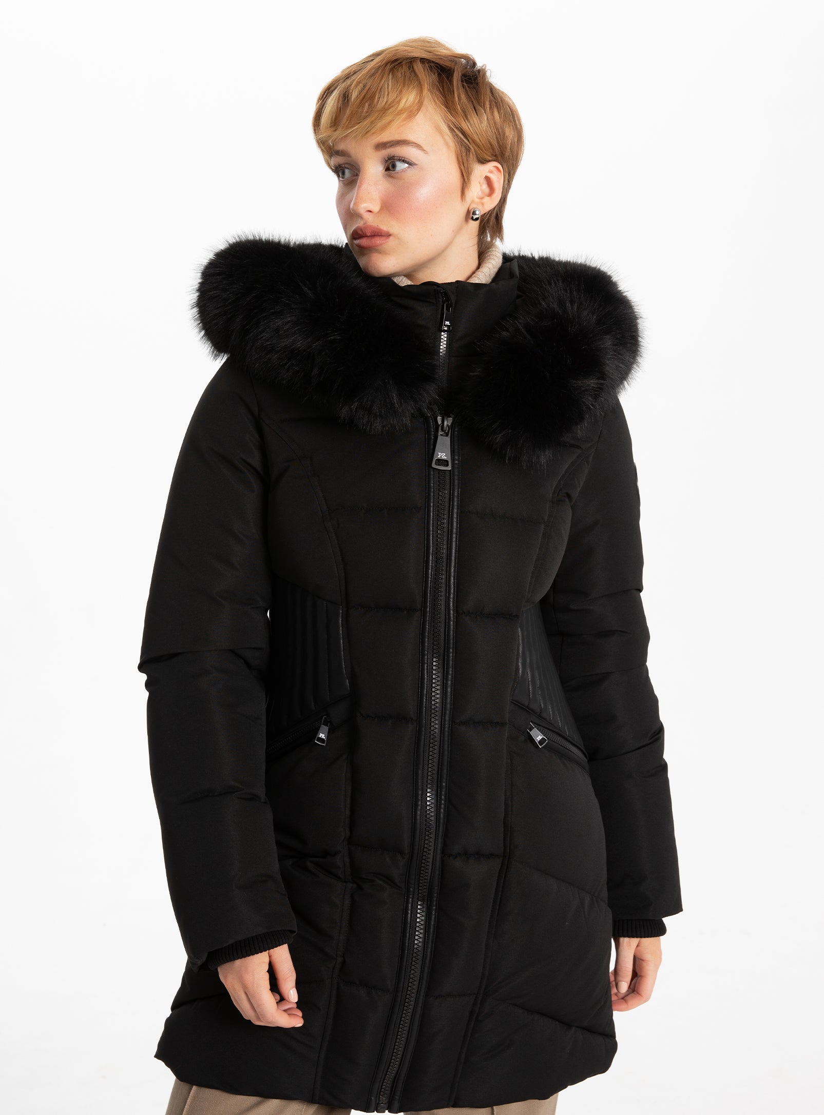 Luxury parka coat on sale