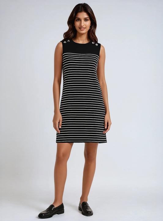 ALEXA | Straight Cut Dress|| ALEXA | Robe À Coupe Droite