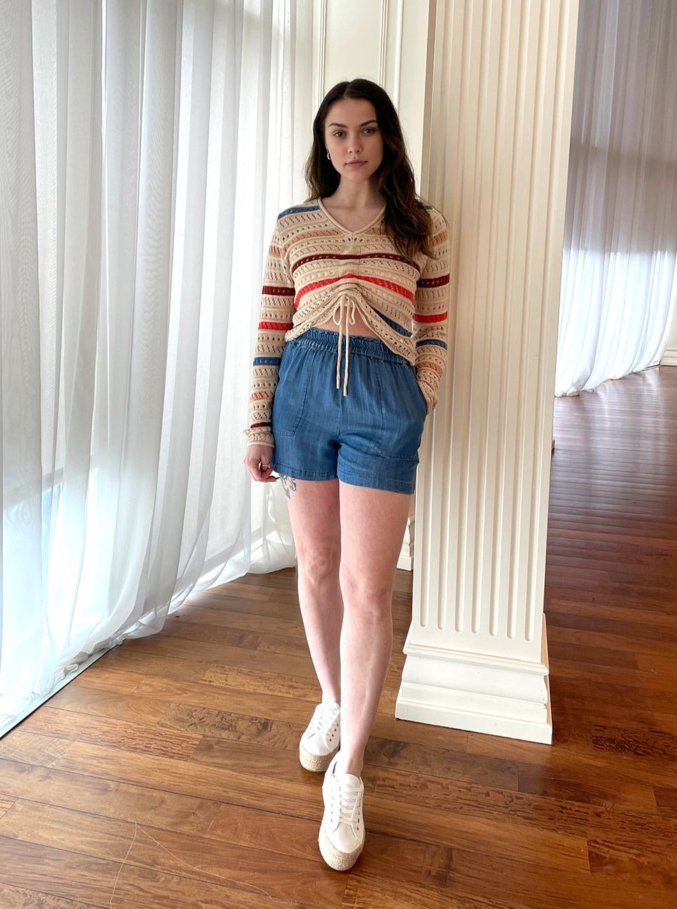 AZELIA | Elastic Waist Tencel Short