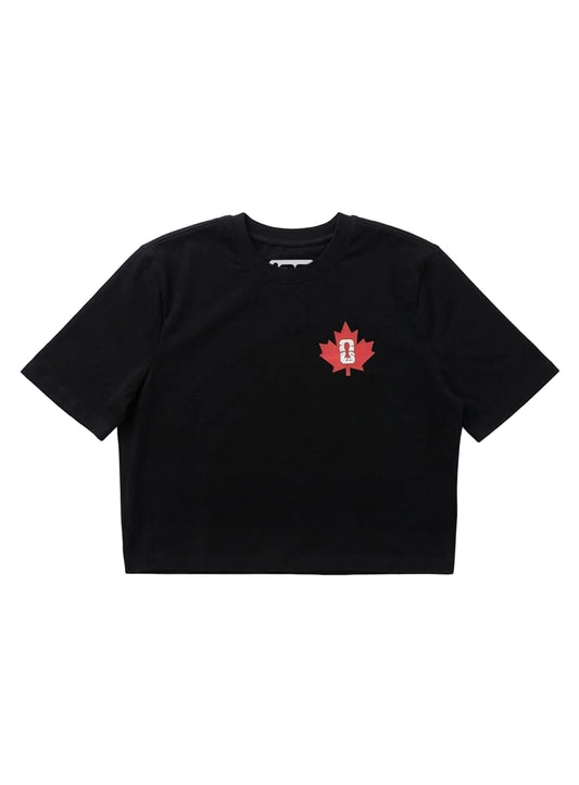 Canada Crop Tee||Canada t-shirt court