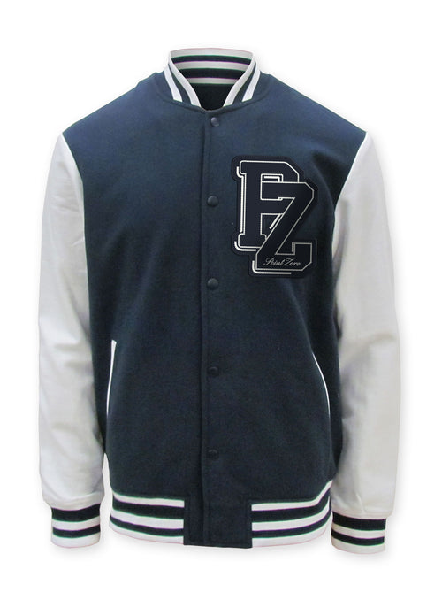 YORKDALE Unisex limited edition varsity fleece jacket Point Zero
