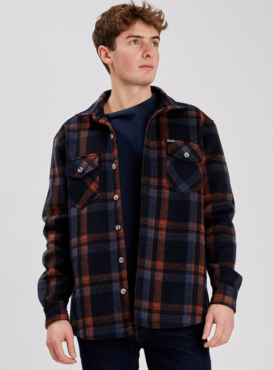JAXON | Flannel/ Micro Fleece double sided overshirt|| JAXON |Surchemise double face en flanelle/micro polaire