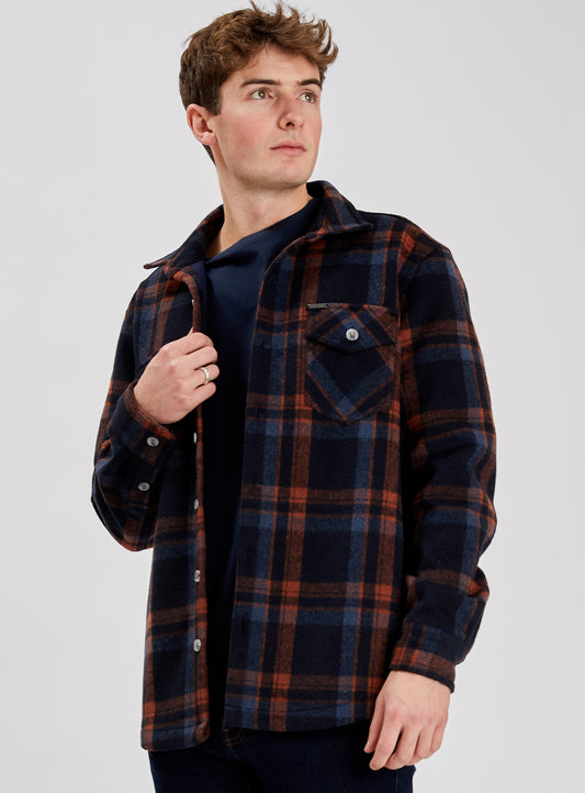 JAXON | Flannel/ Micro Fleece double sided overshirt|| JAXON |Surchemise double face en flanelle/micro polaire