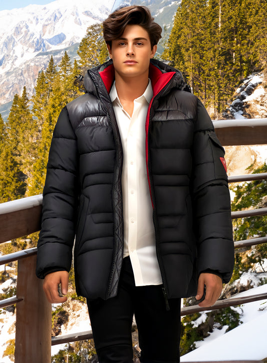 MAURICE| Engineered Quited Puffer || MAURICE| Bomber matelassé