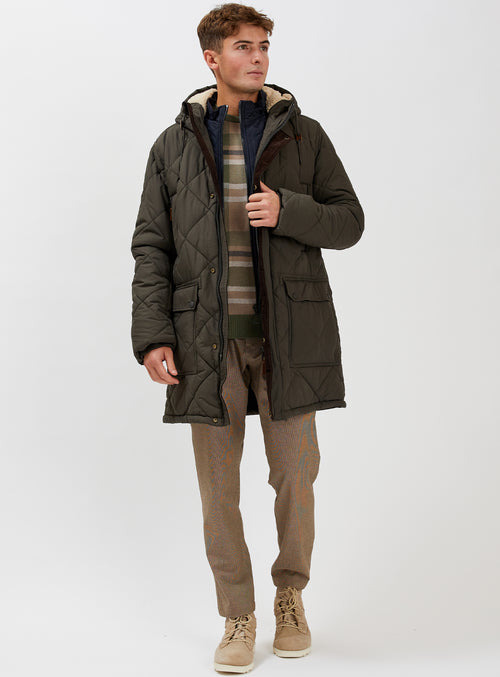 WILLIAM Quilted Long Parka WILLIAM Parka longue