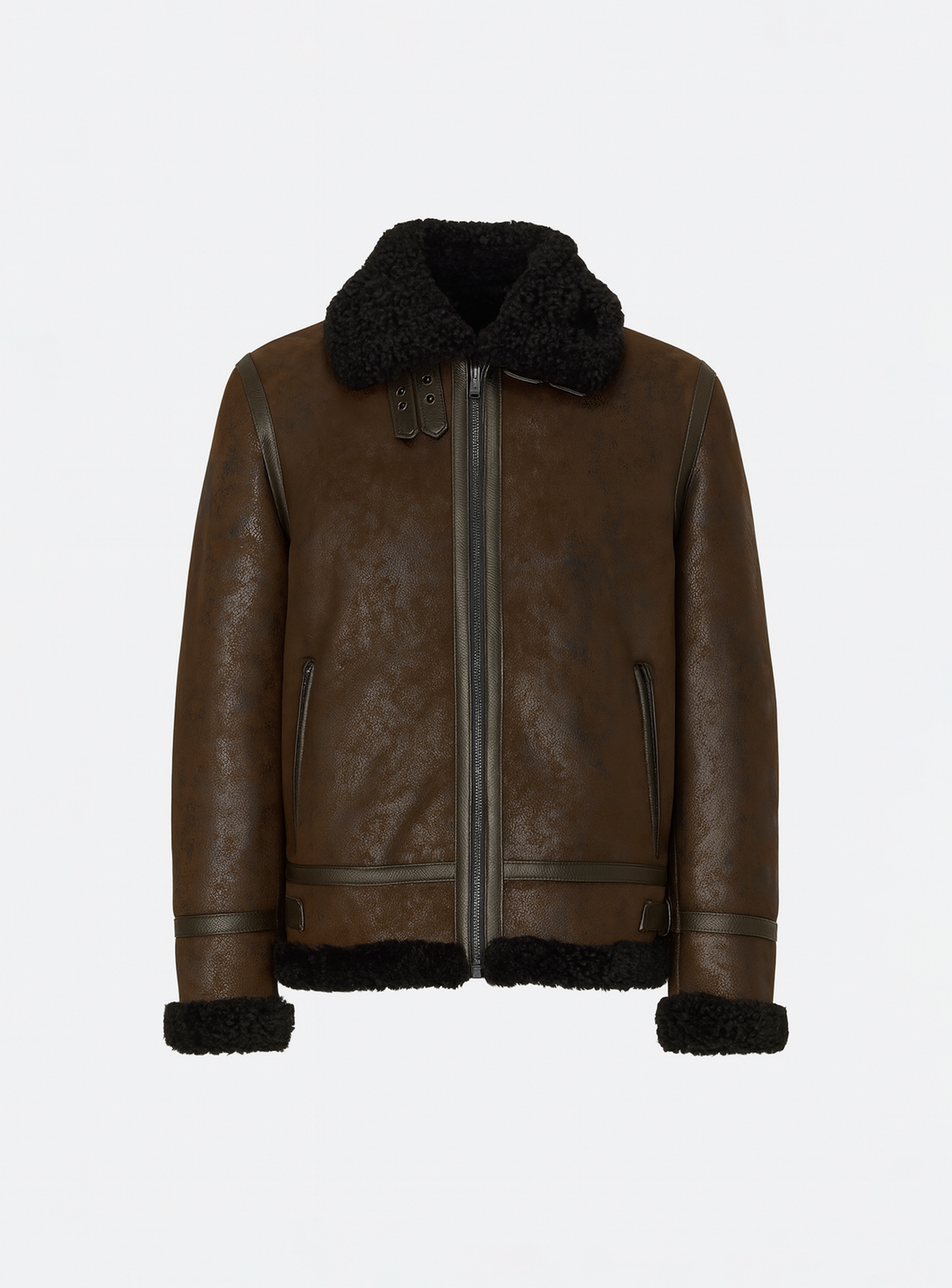 BRADLEY | Alt-Shearling Aviator Jacket || BRADLEY | Blouson Aviateur en Shearling Alternatif