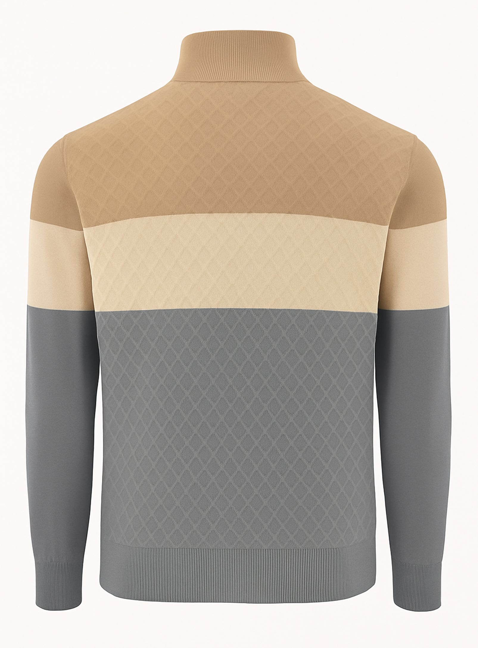 LUC | Cashmere like Quarter zip long-sleeve Sweater