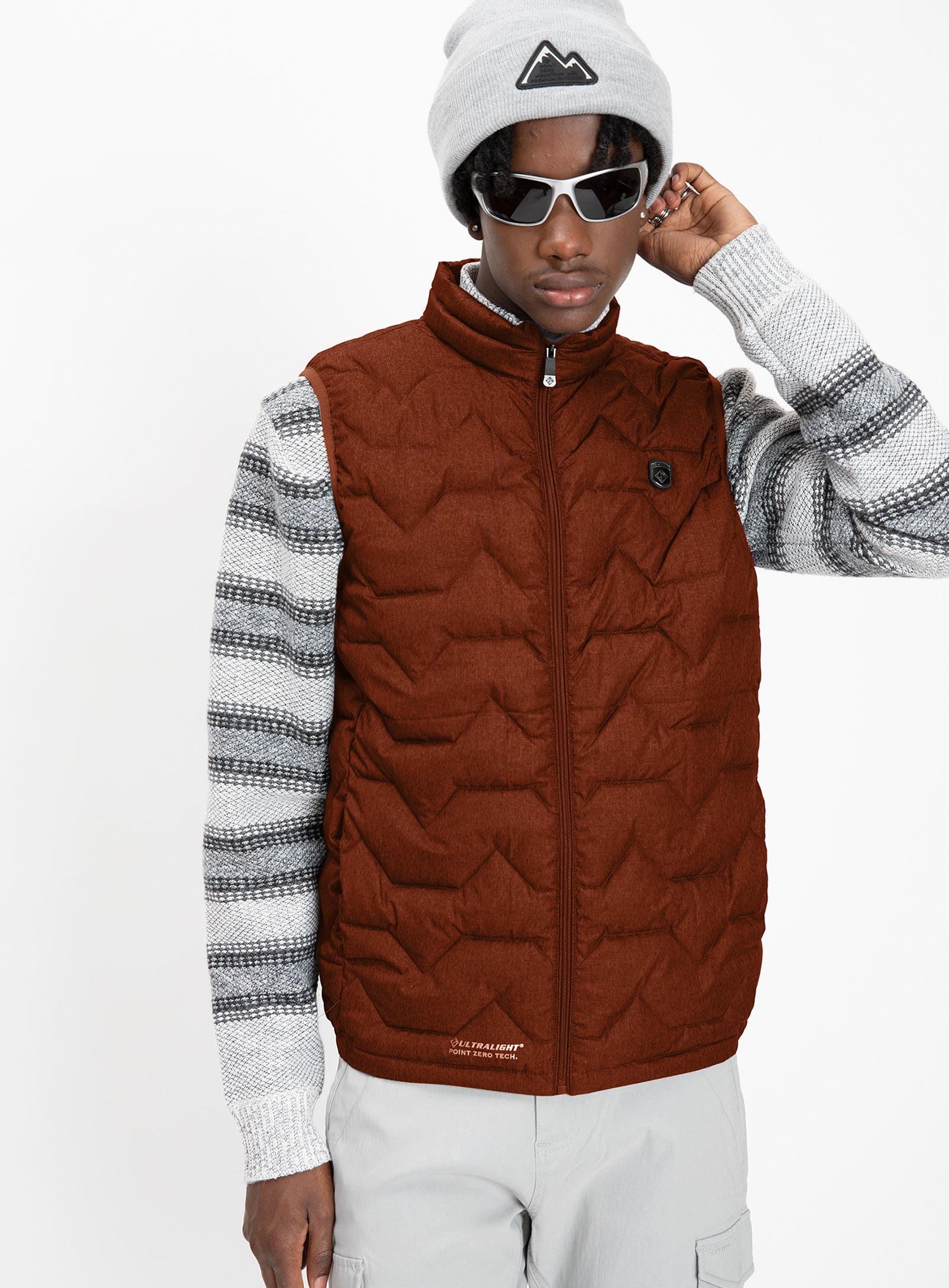 HIRAM| Ultralight Vest with geo-quilting