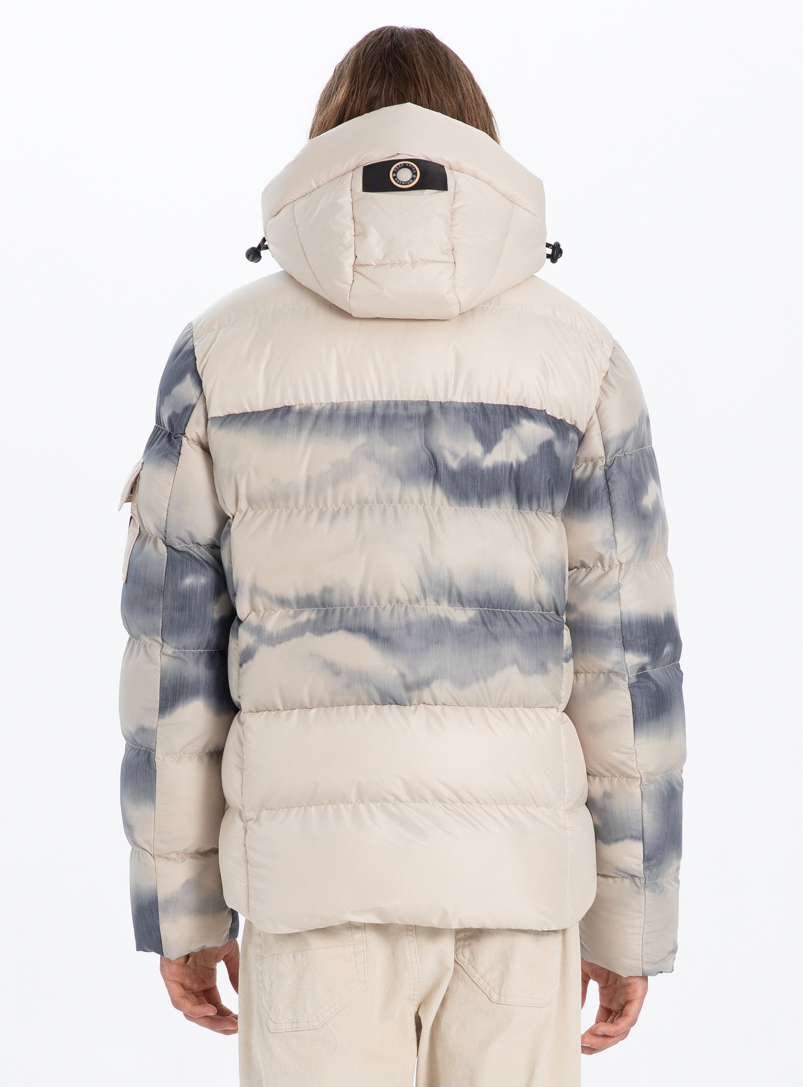 DOMITRI | Northern light dye printed Puffer