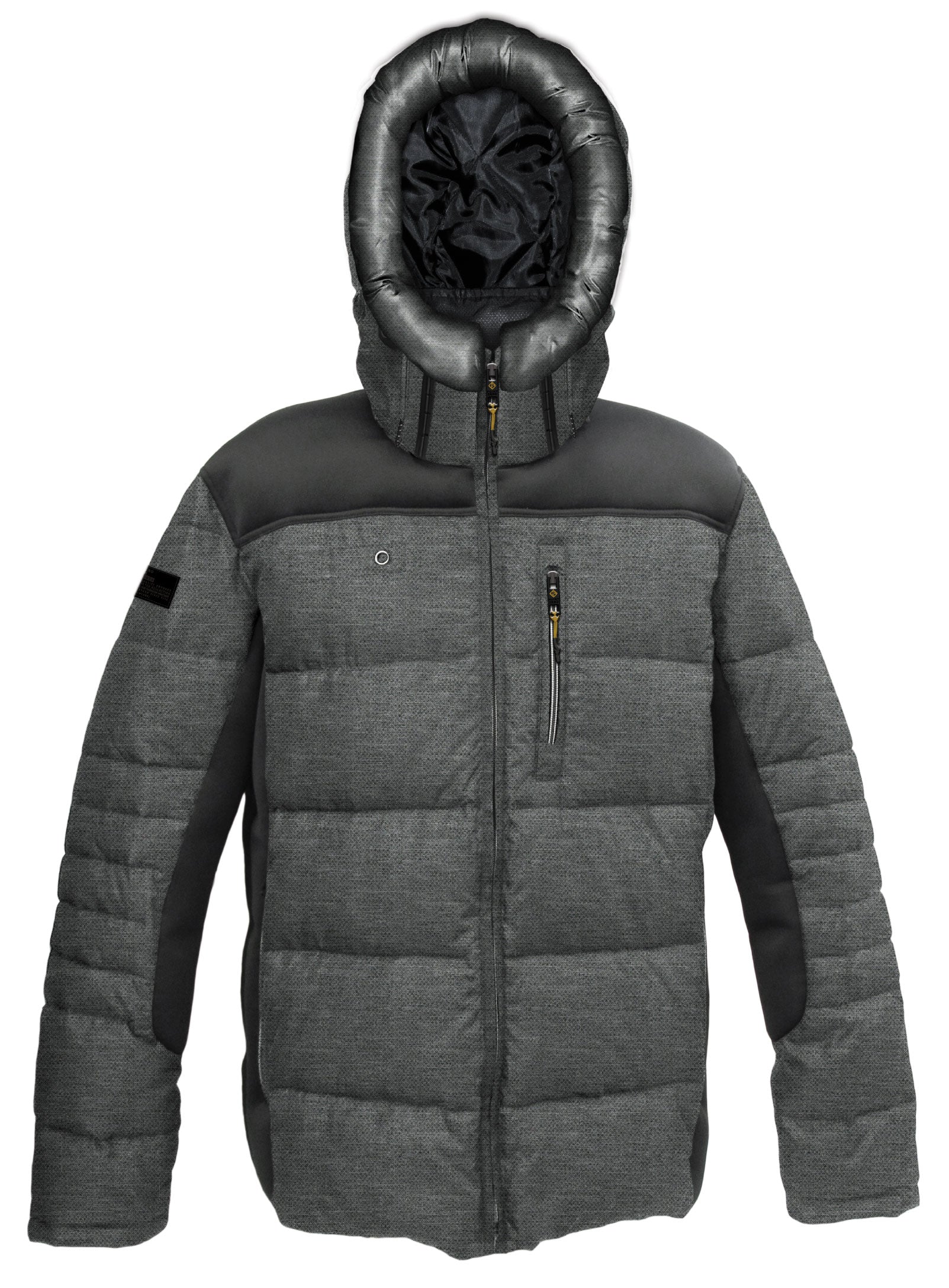 CARLYLE | Textured Heather Puffer Jacket