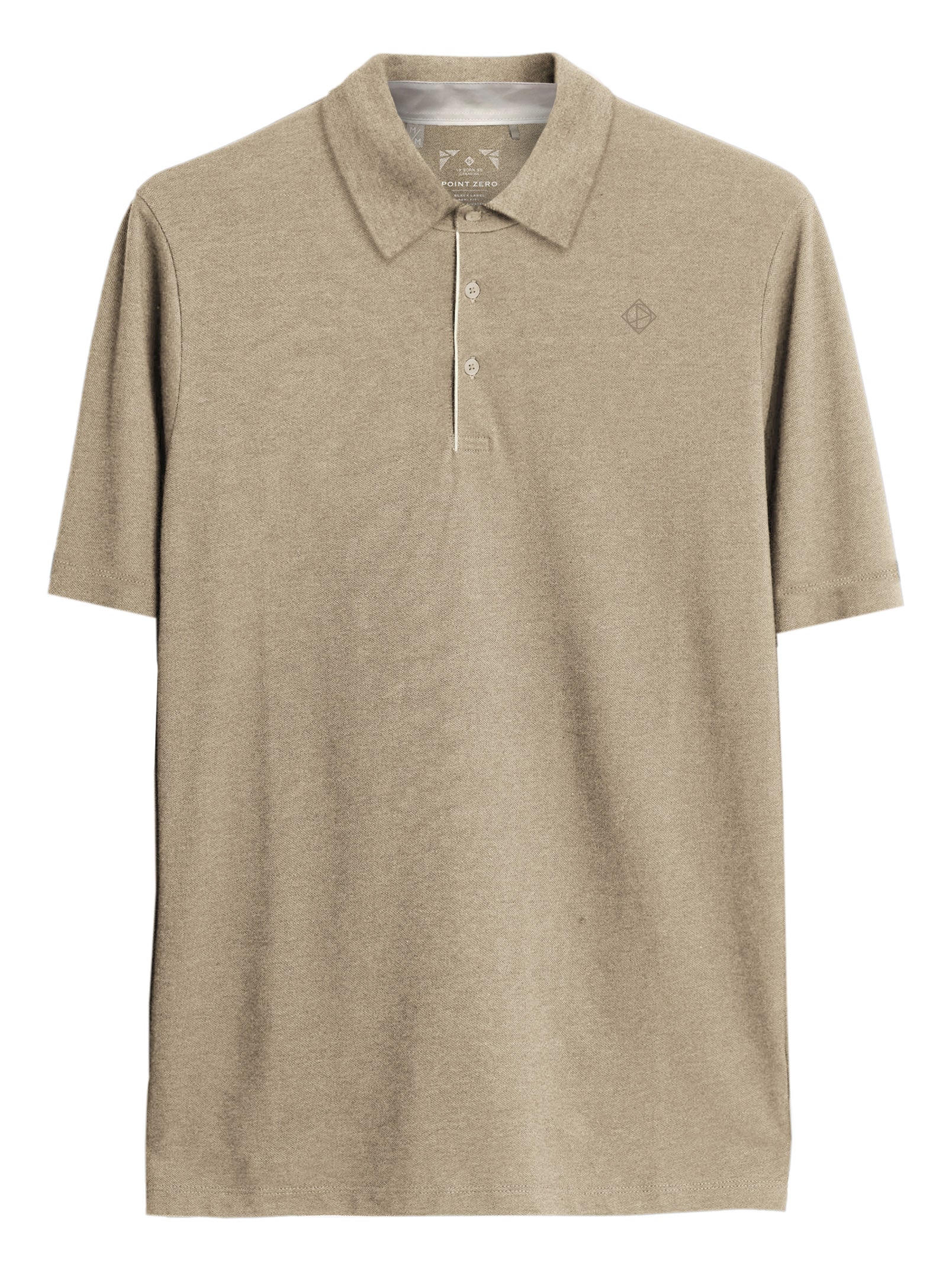 TATUM | Polo With Self Fabric Collar