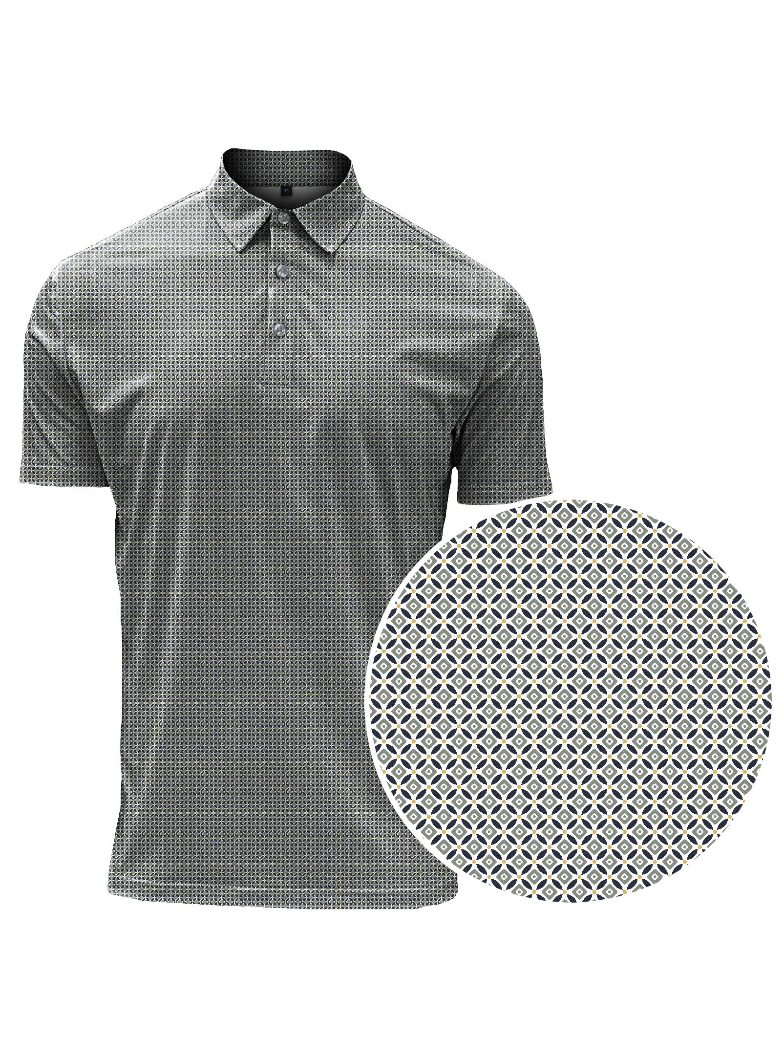 DEXTER | Jersey Minimal Printed Polo