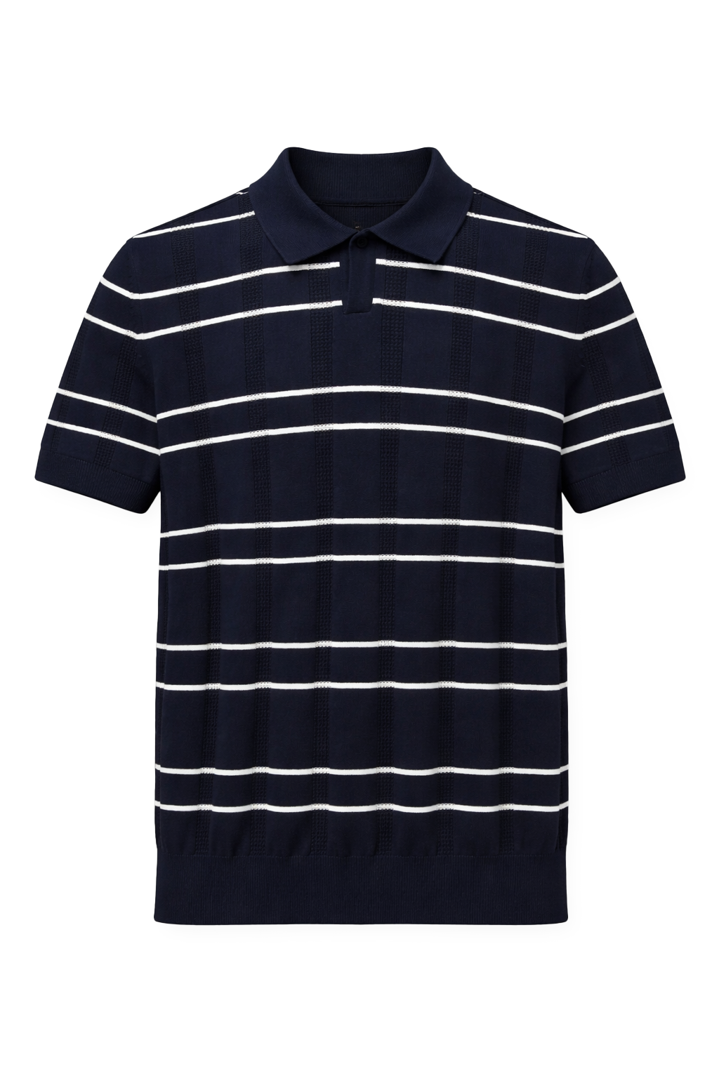 REMO | Horizontal Stripe Knit Polo