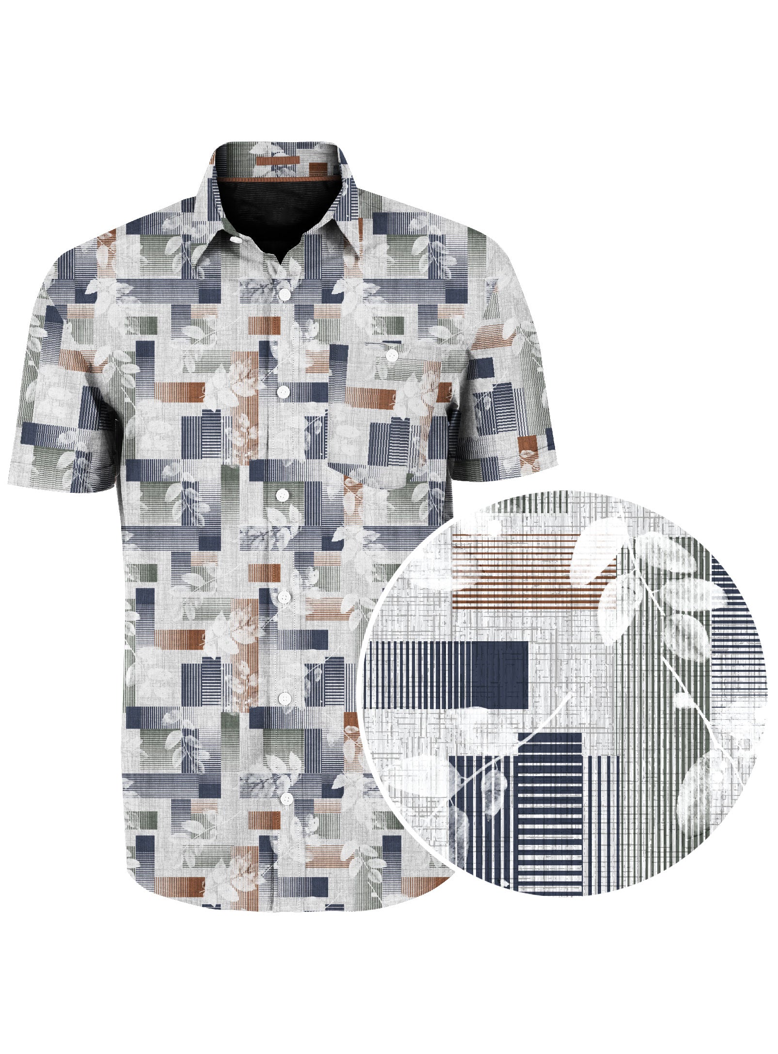 SMITH | Stretch Print Short Sleeve Shirt