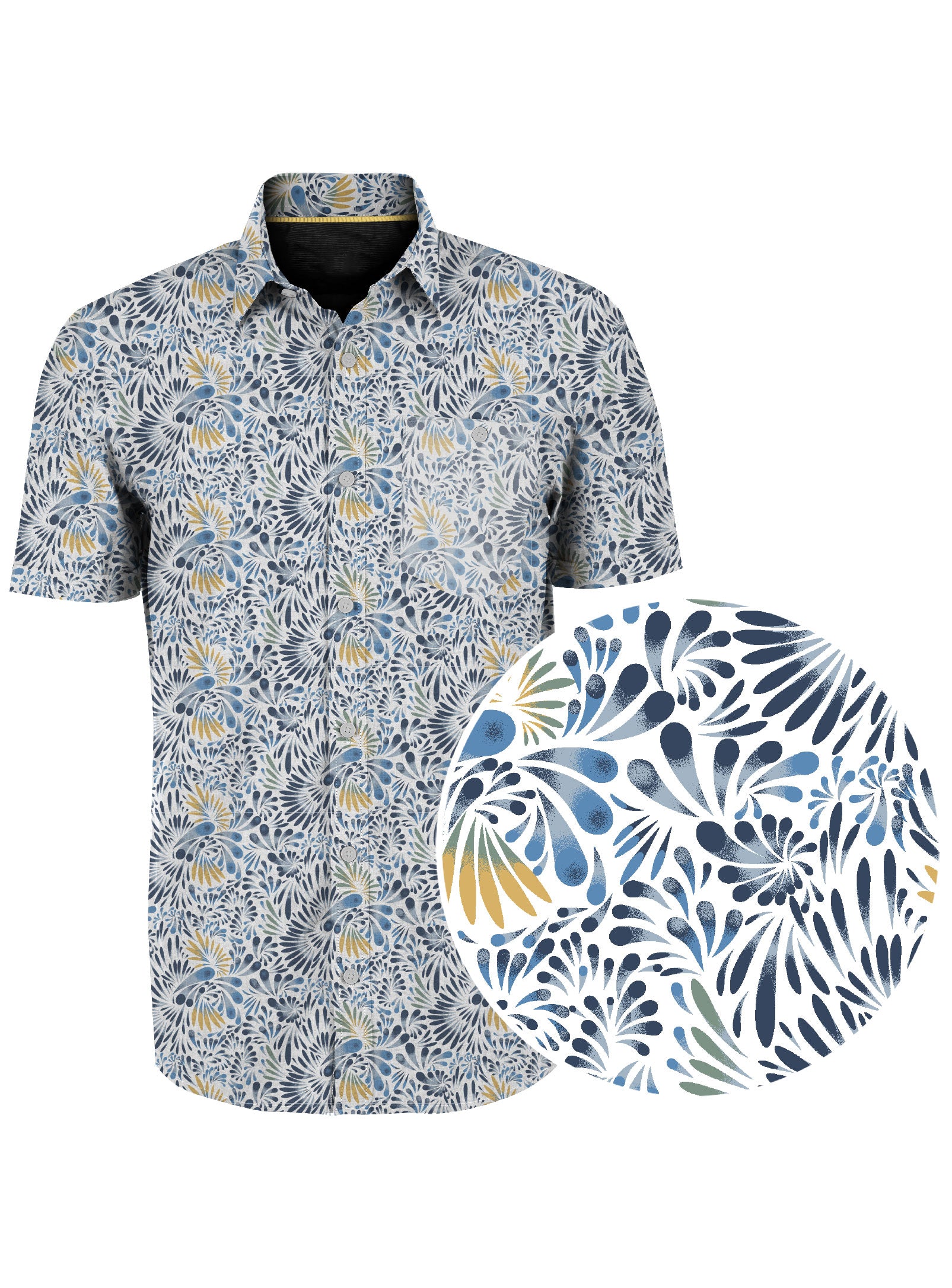 DIMI | Dry Edition Firework Like Print Shirt