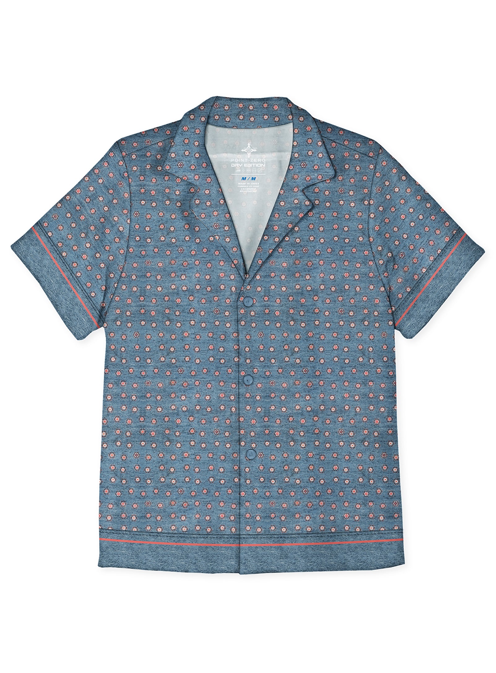 EZIO | Cabana Printed Stretch Shirt