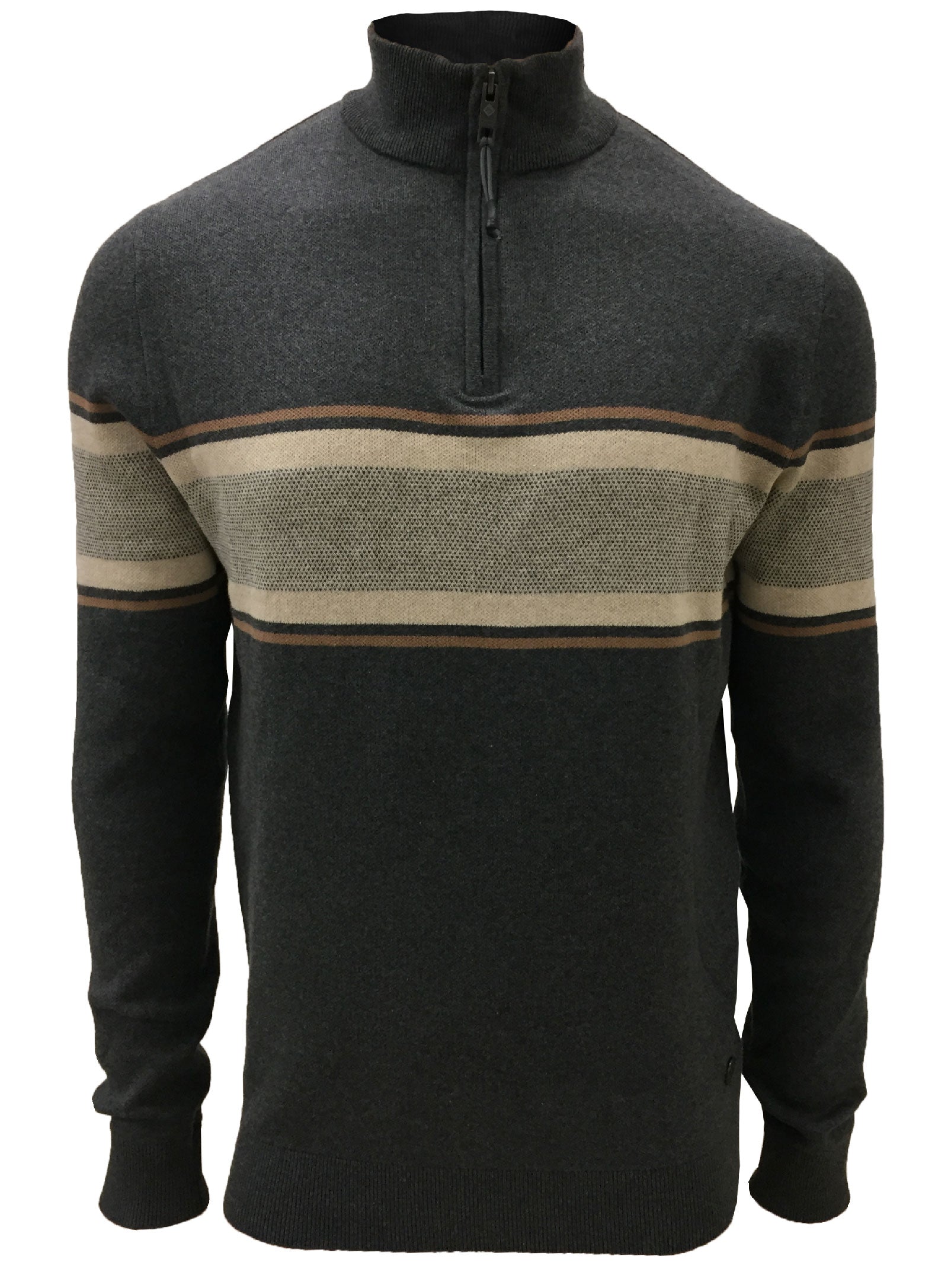 EMMETT | Fine Gauge Mock Zip Sweater