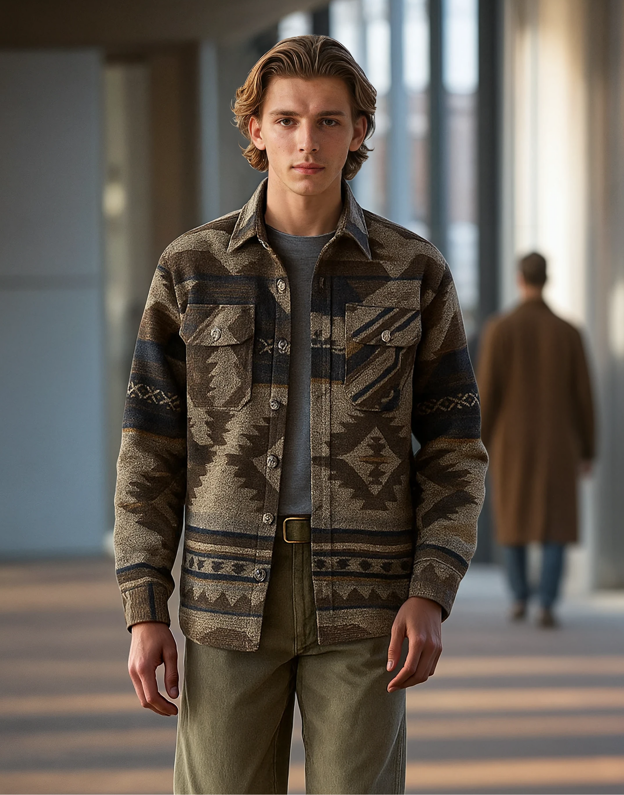 MAVEN | Navajo Polar Fleece Overshirt || MAVEN | Surchemise en Polaire Navajo