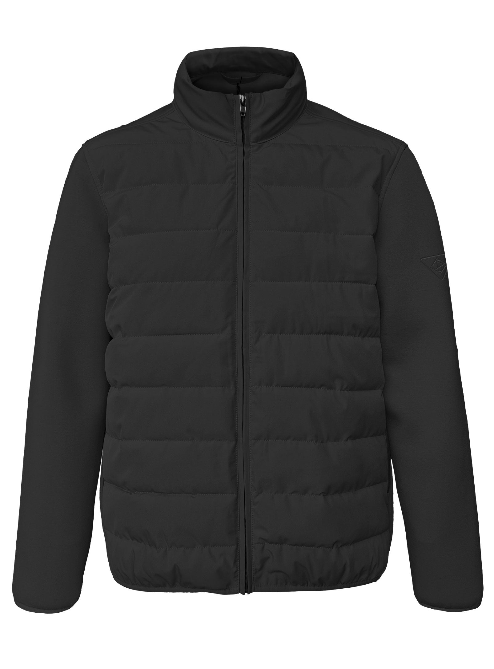 ダウンジャケット・コート +DEINET+ VOLUME SHIRRING POINT JACKET IN BLACK KDBFU4S3311 5665 Mens Shiny Puffer Jacket Packable Black Bubble Winter