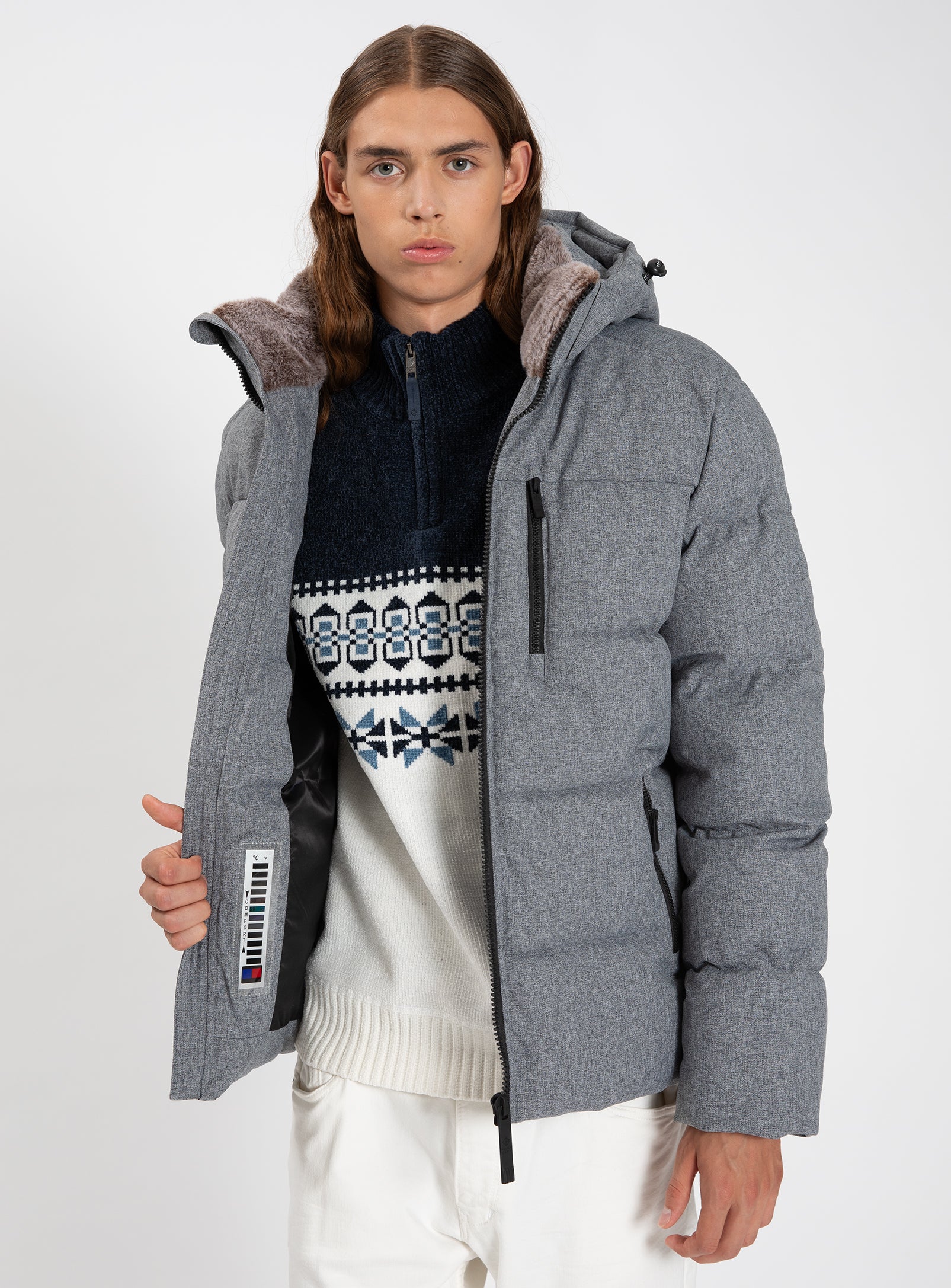 CALLUM | Wide-Quilted Puffer Jacket