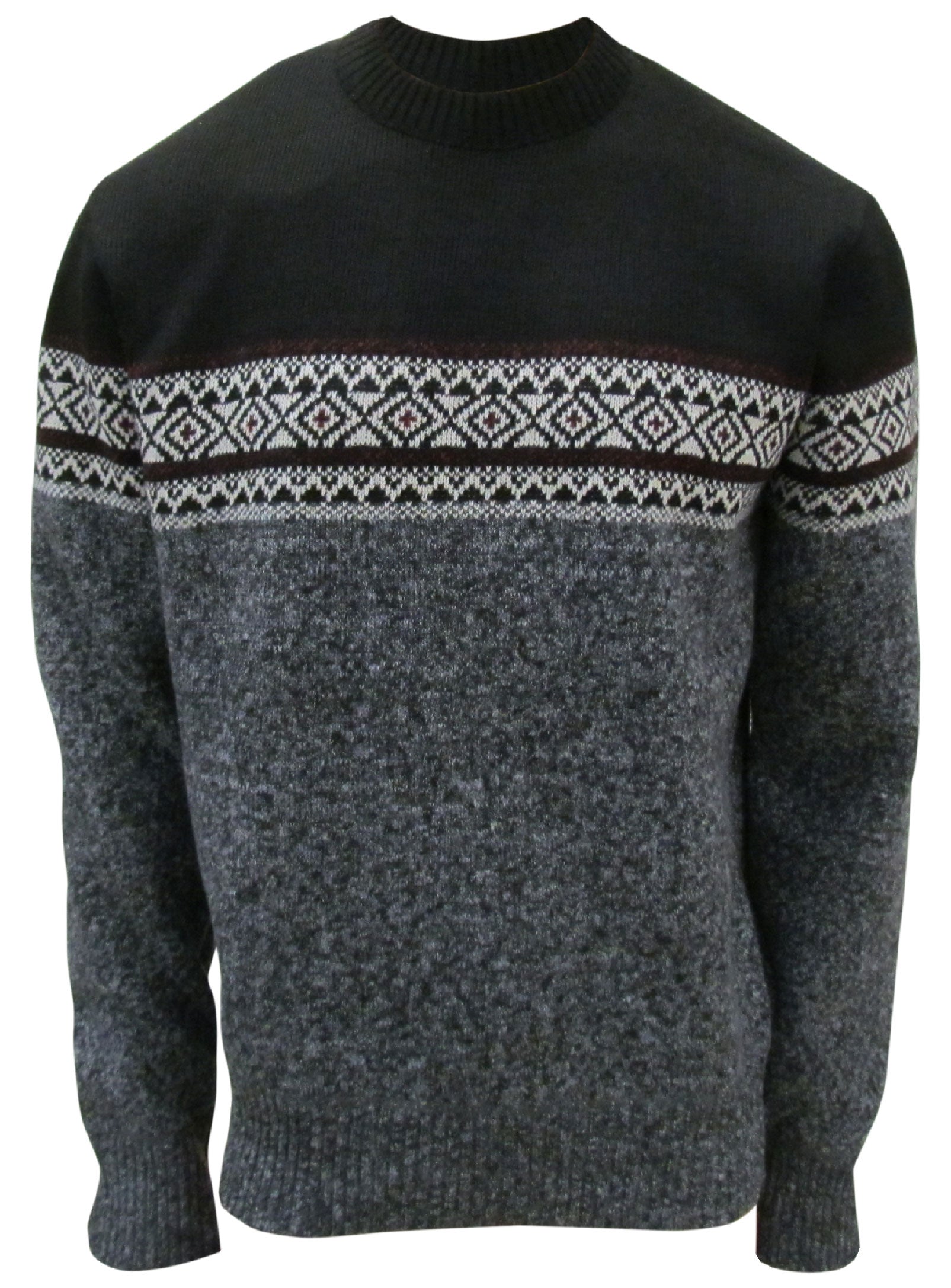 ERIC | Jacquard Crew Neck Sweater