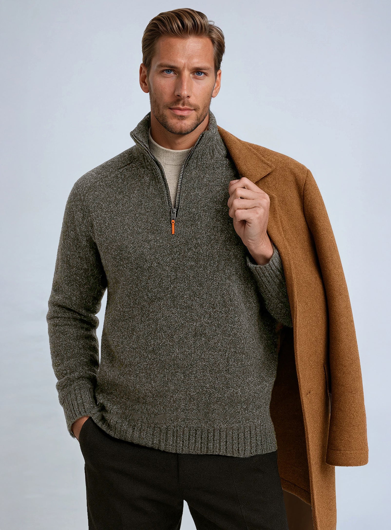 CHARLES | Chandail à Quart de