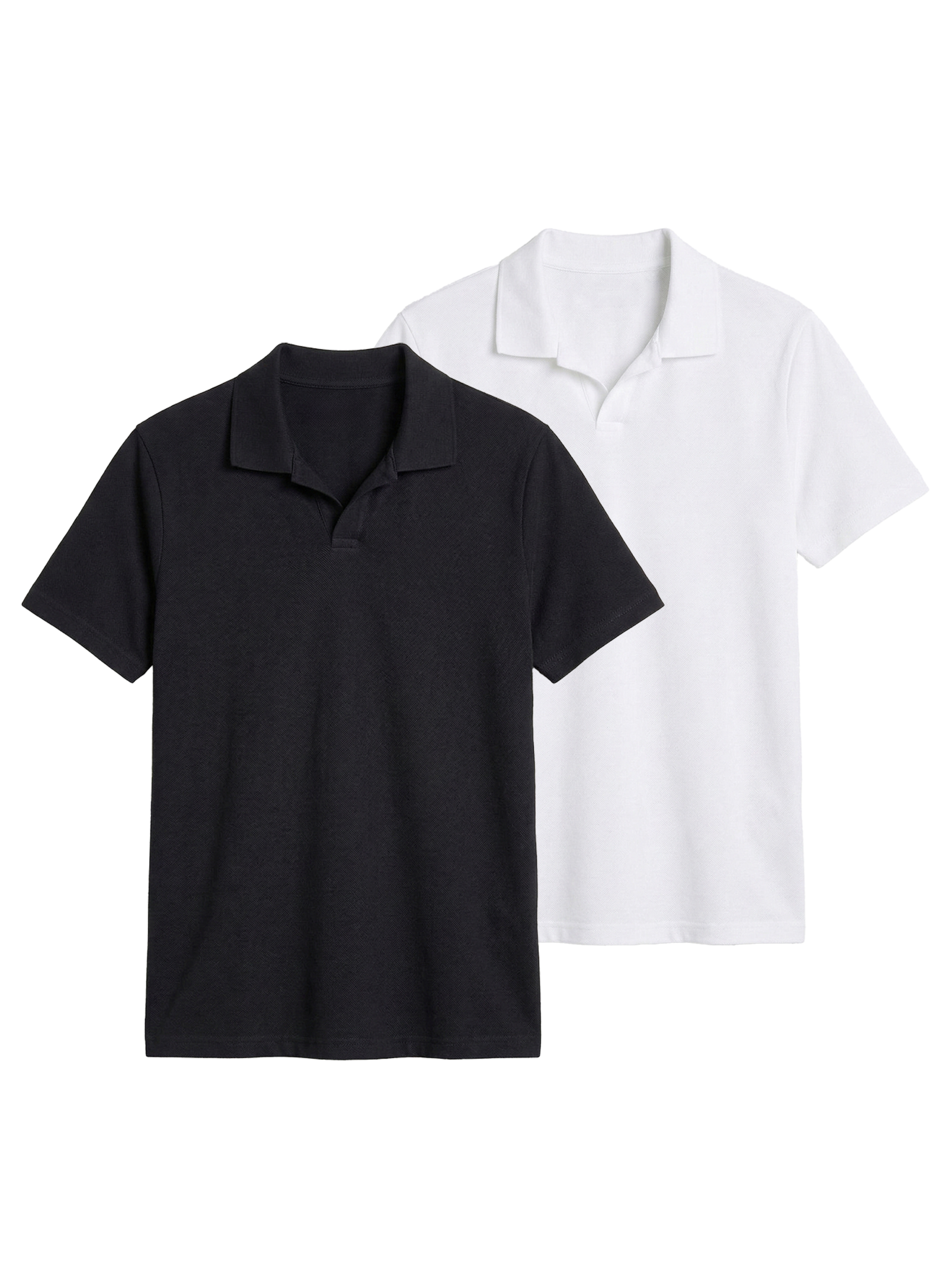 Lot de 2 polos Johnny Collar