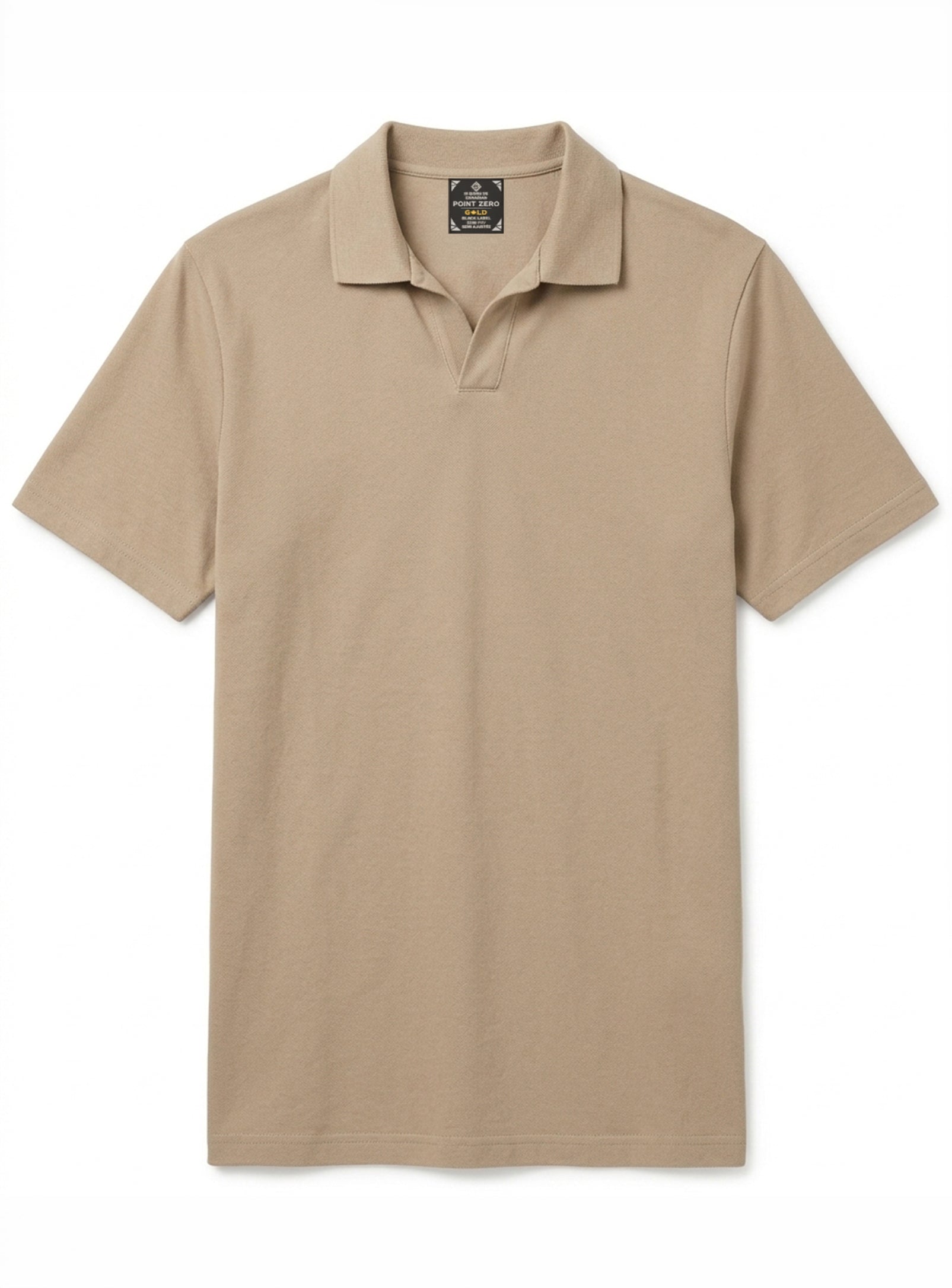 JAXON | T-shirt col Johnny extensible, coupe semi-ajustée