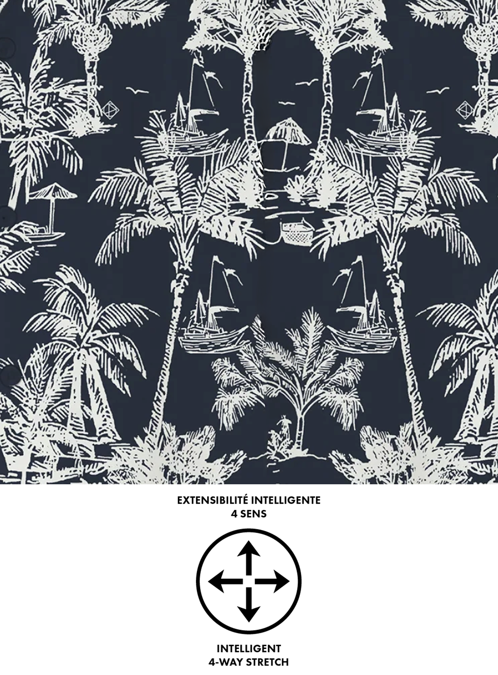 OSCAR | Chemise Cabana à imprimé pa