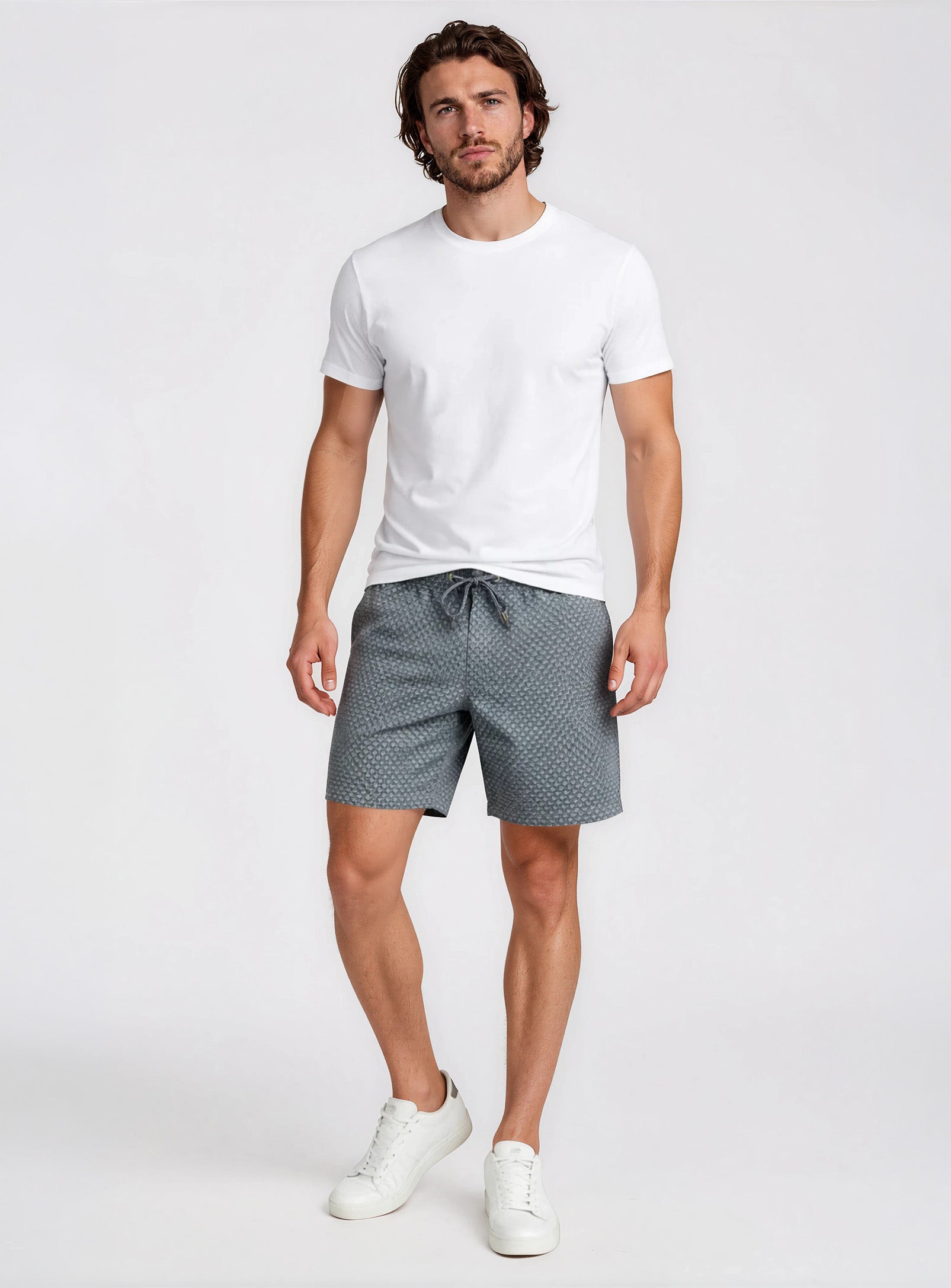 NOLAN | Micro Geo Swim Short|| NOLAN | Short De Bain Micro-Imprimé Géométrique
