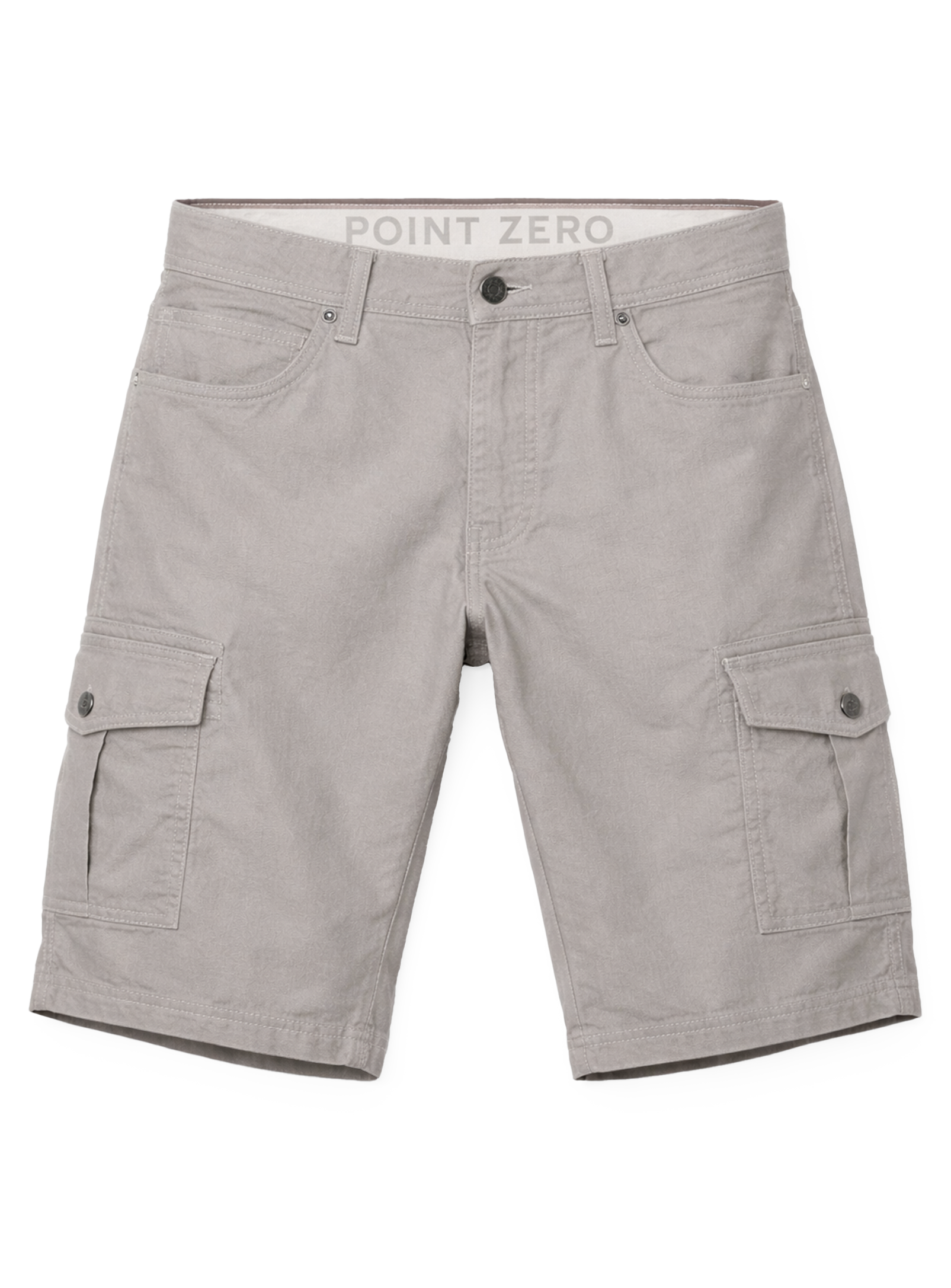 VANCE | Bermuda Cargo En Sergé Extensible À Texture Slub