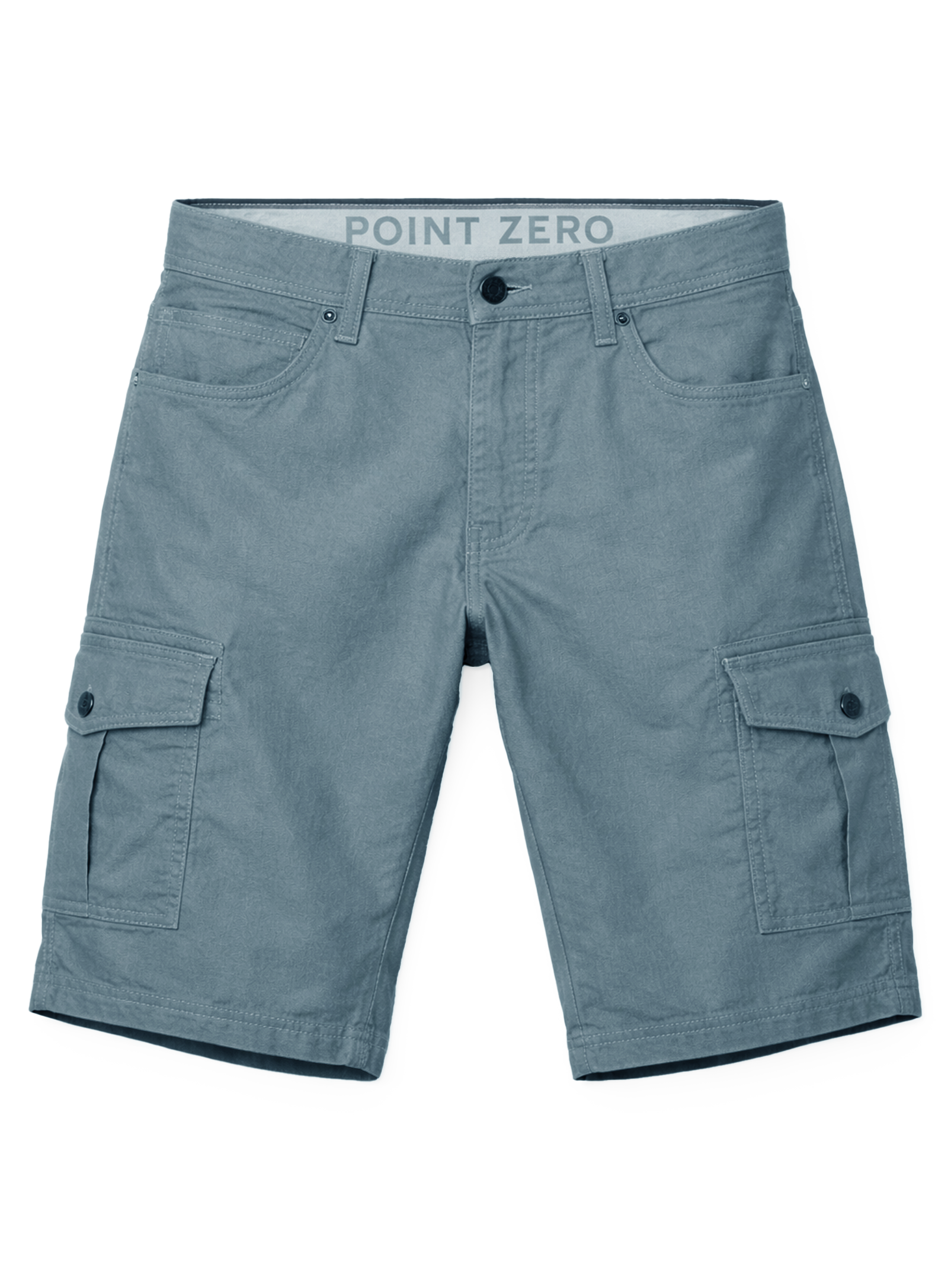 VANCE | Bermuda Cargo En Sergé Extensible À Texture Slub