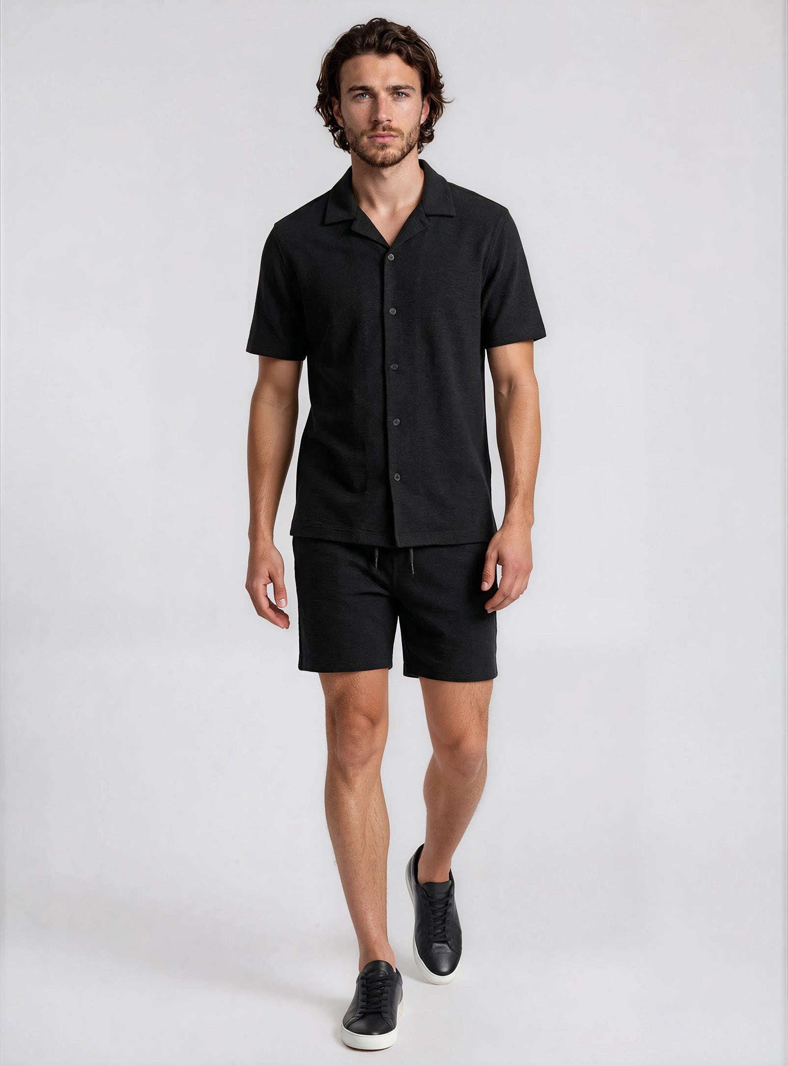 ZANE | Knit Textured Walking Shorts