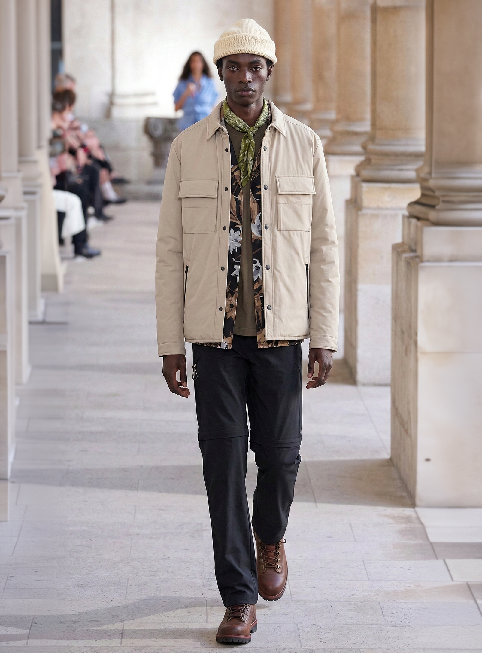 MAREK | Padded Nylon Overshirt Jacket