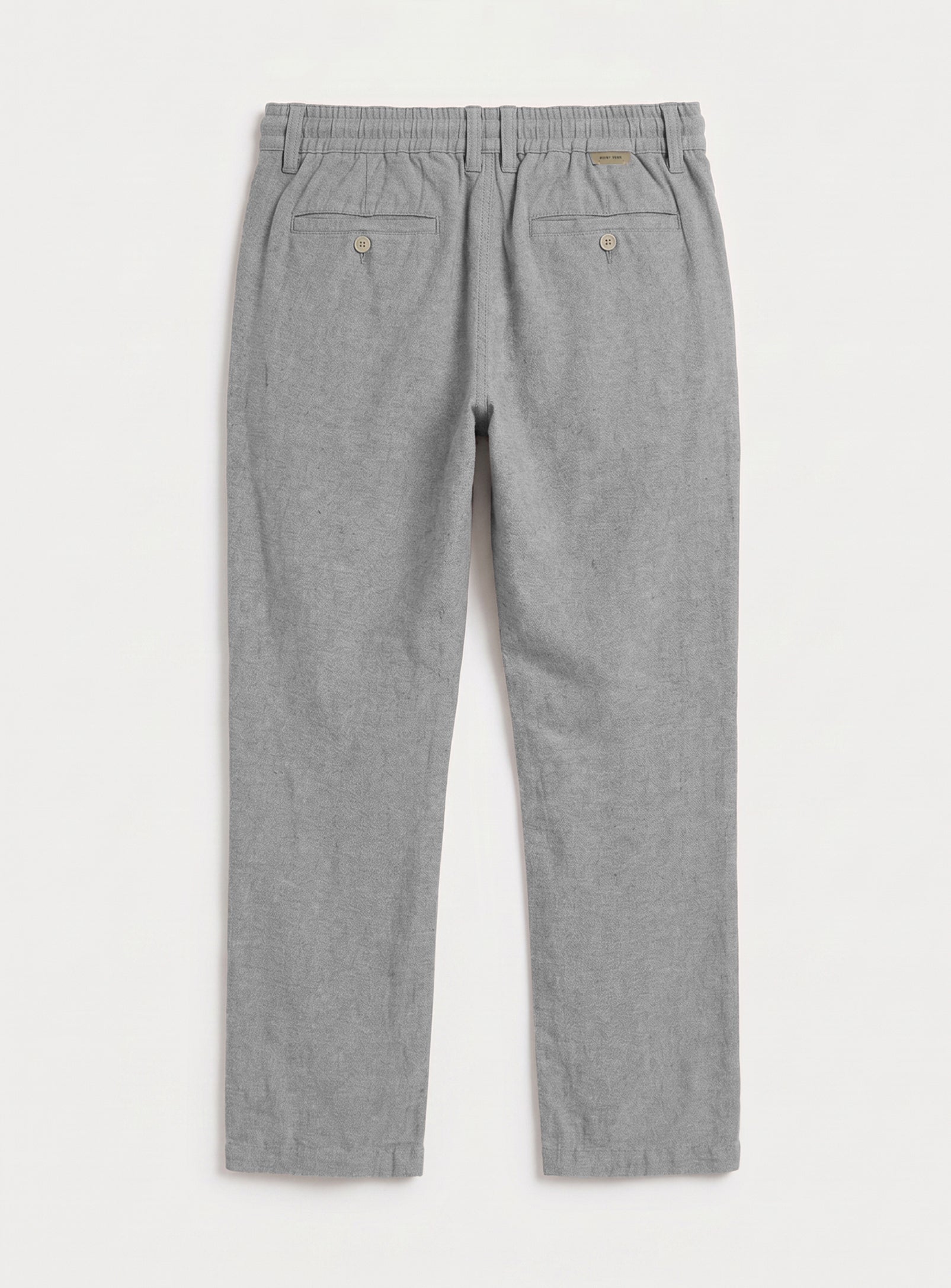 LINEKER | Linen Pants With Elastic Waistband
