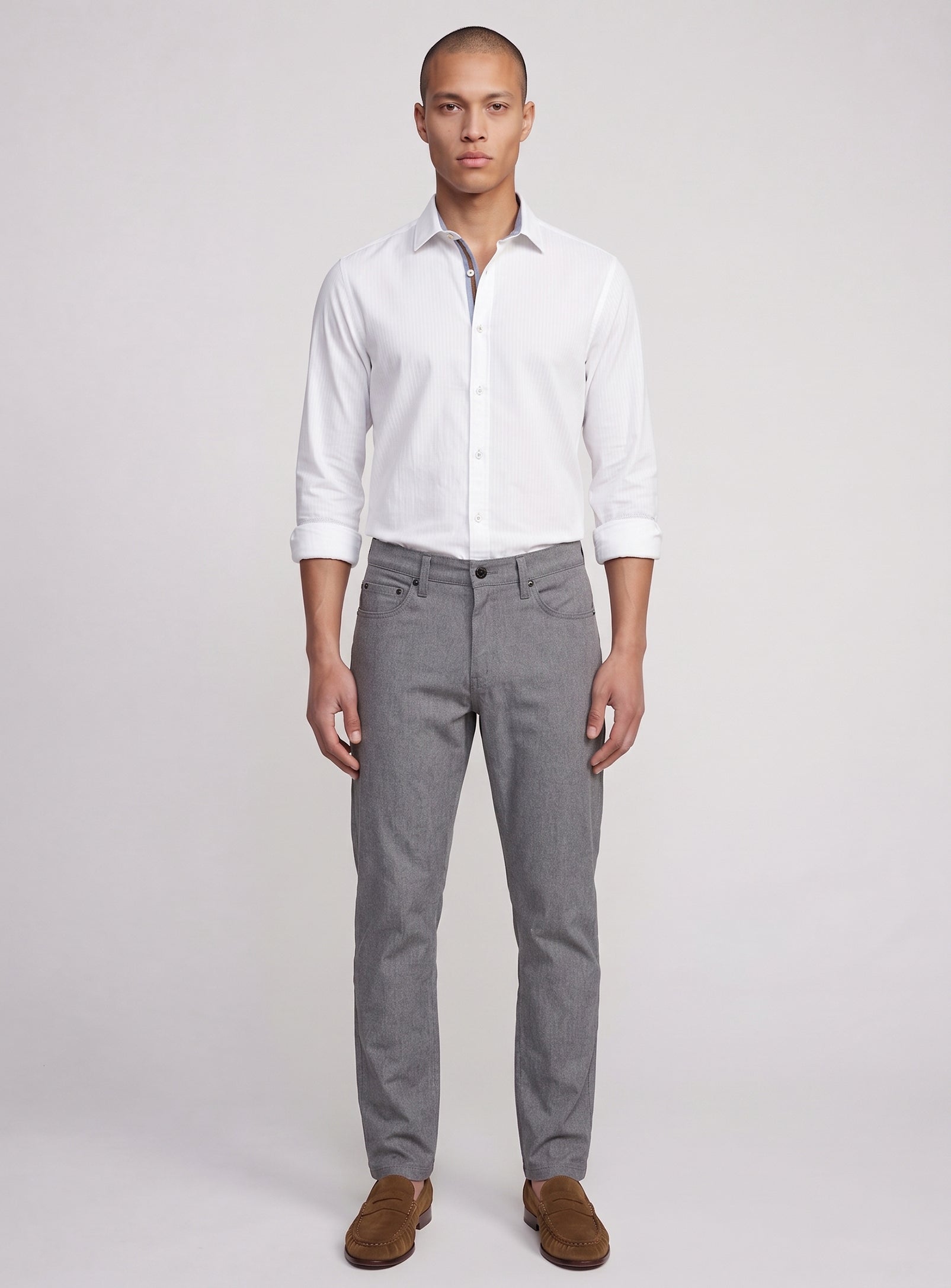 WILL | Super Flex Textured 5-Pocket Pants