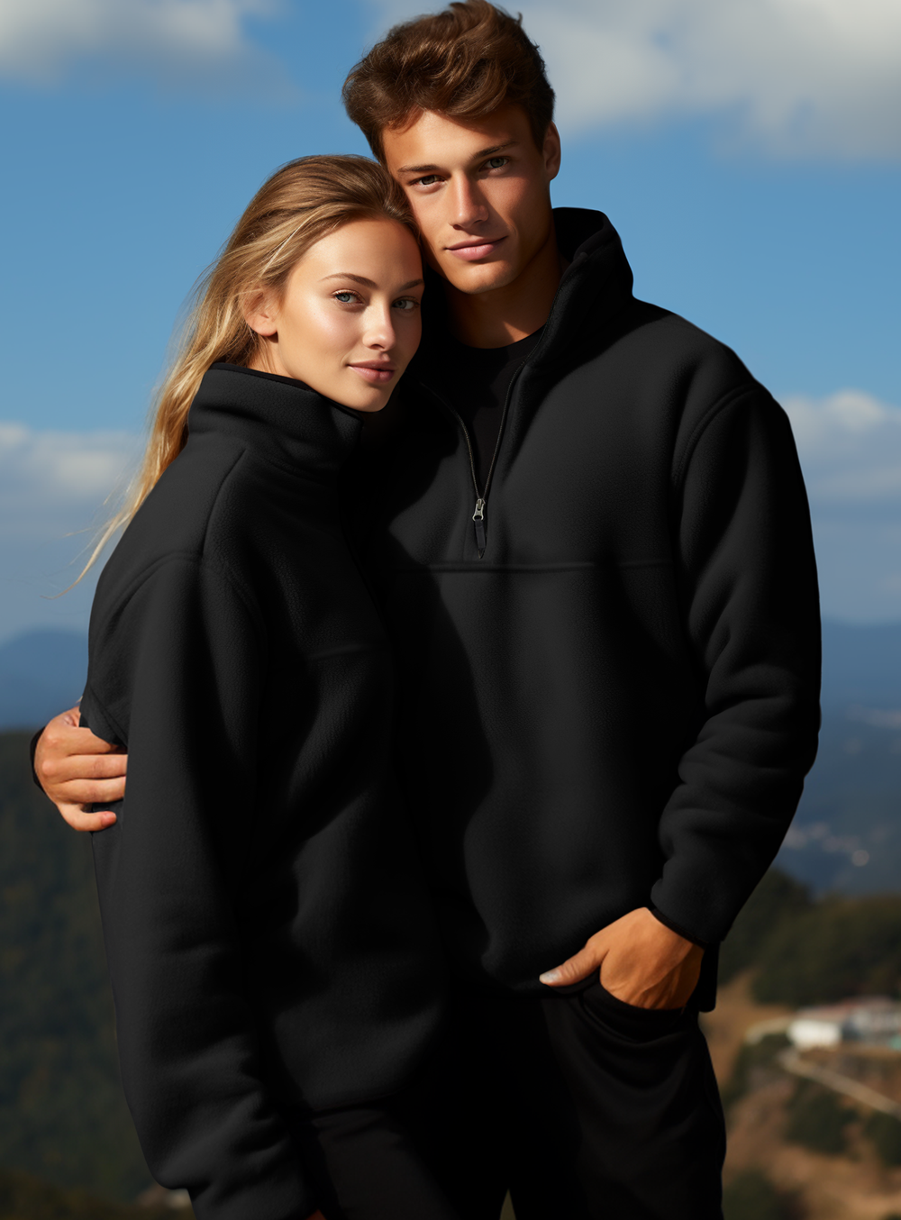 JONAS Boyfriend pullover fleece JONAS molleton micro polaire doux