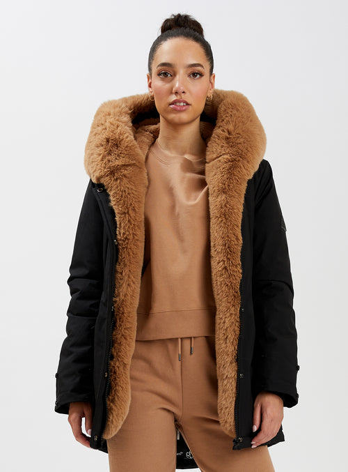 KATHERINE| Fur lined Parka ||KATHERINE| Parka doublé en fourrure