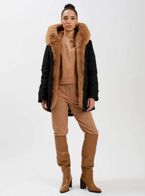 KATHERINE| Fur lined Parka ||KATHERINE| Parka doublé en fourrure