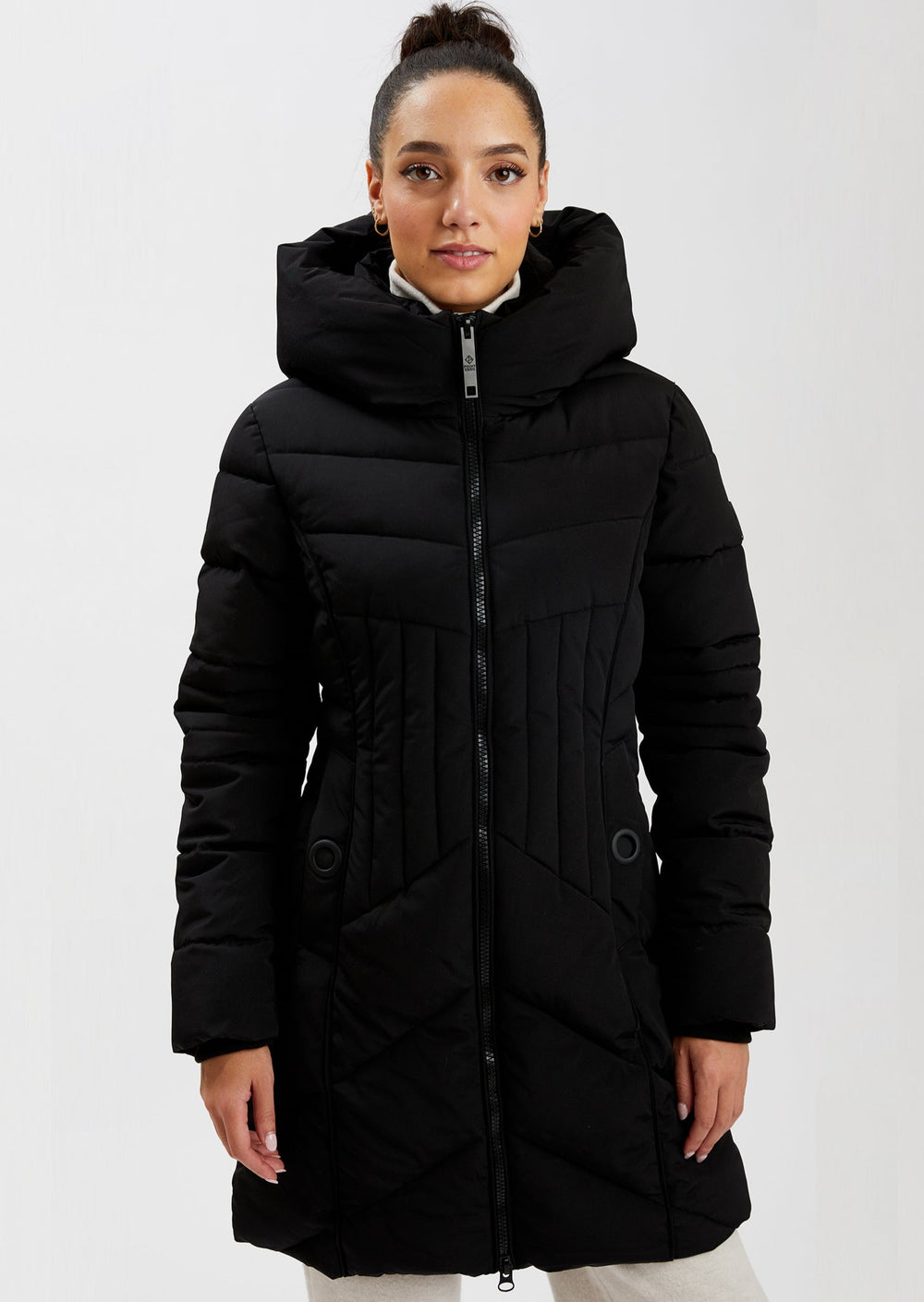 Floor length padded coat sale