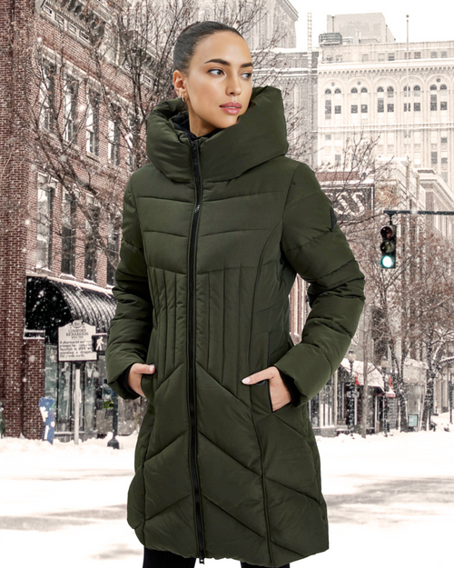 VALENTINA Long Puffer Jacket Point Zero
