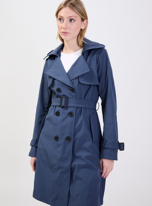SABRINA Long belted trench coat SABRINA Long trench avec ceinture