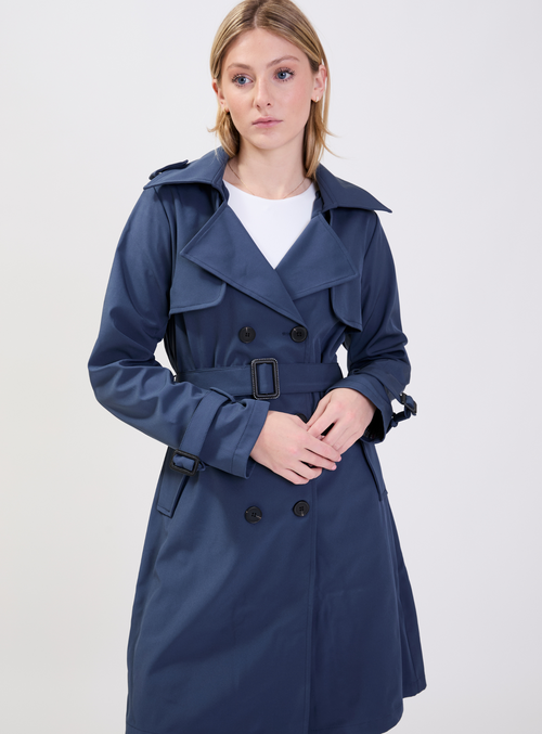 SABRINA Long belted trench coat SABRINA Long trench avec ceinture