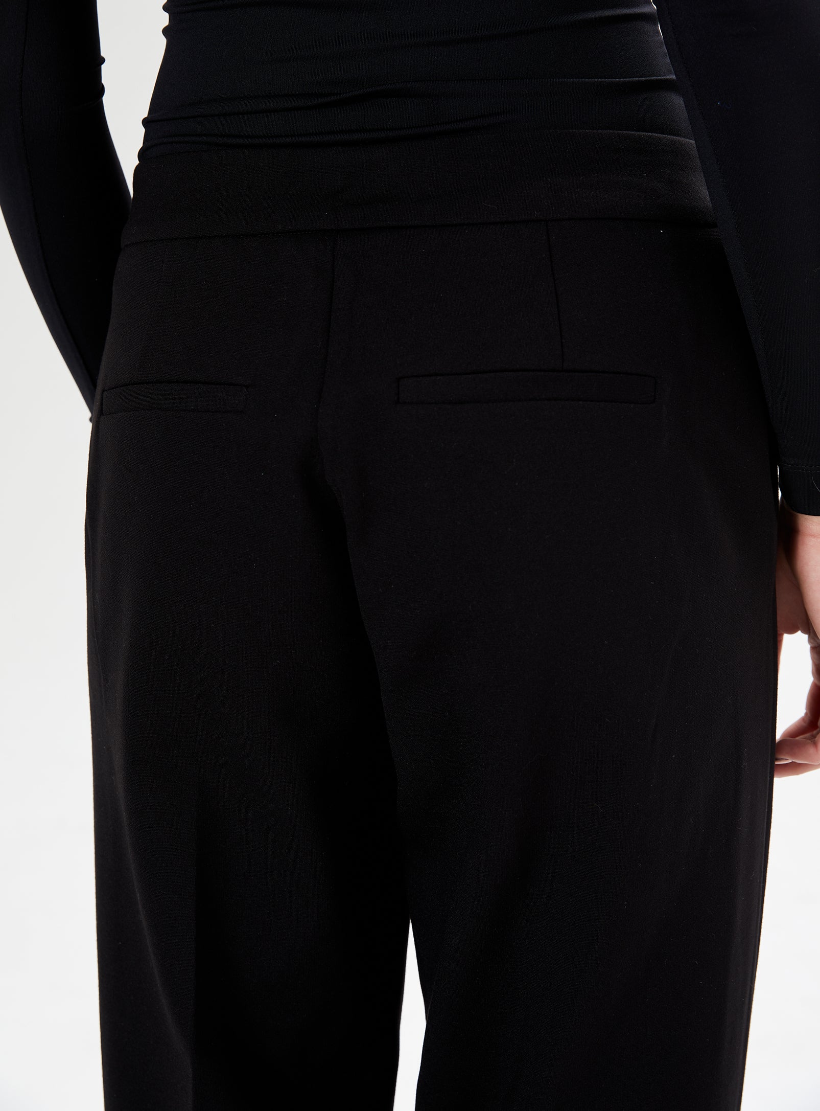 GLENN | Pantalon Ponte à Jambes Larges