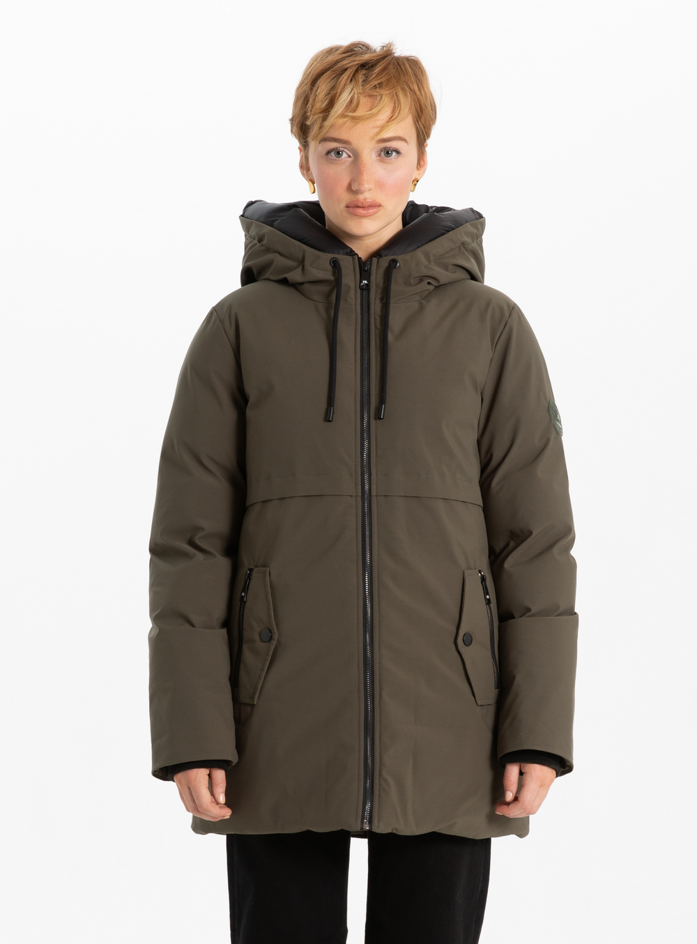 Parka col zippé hotsell