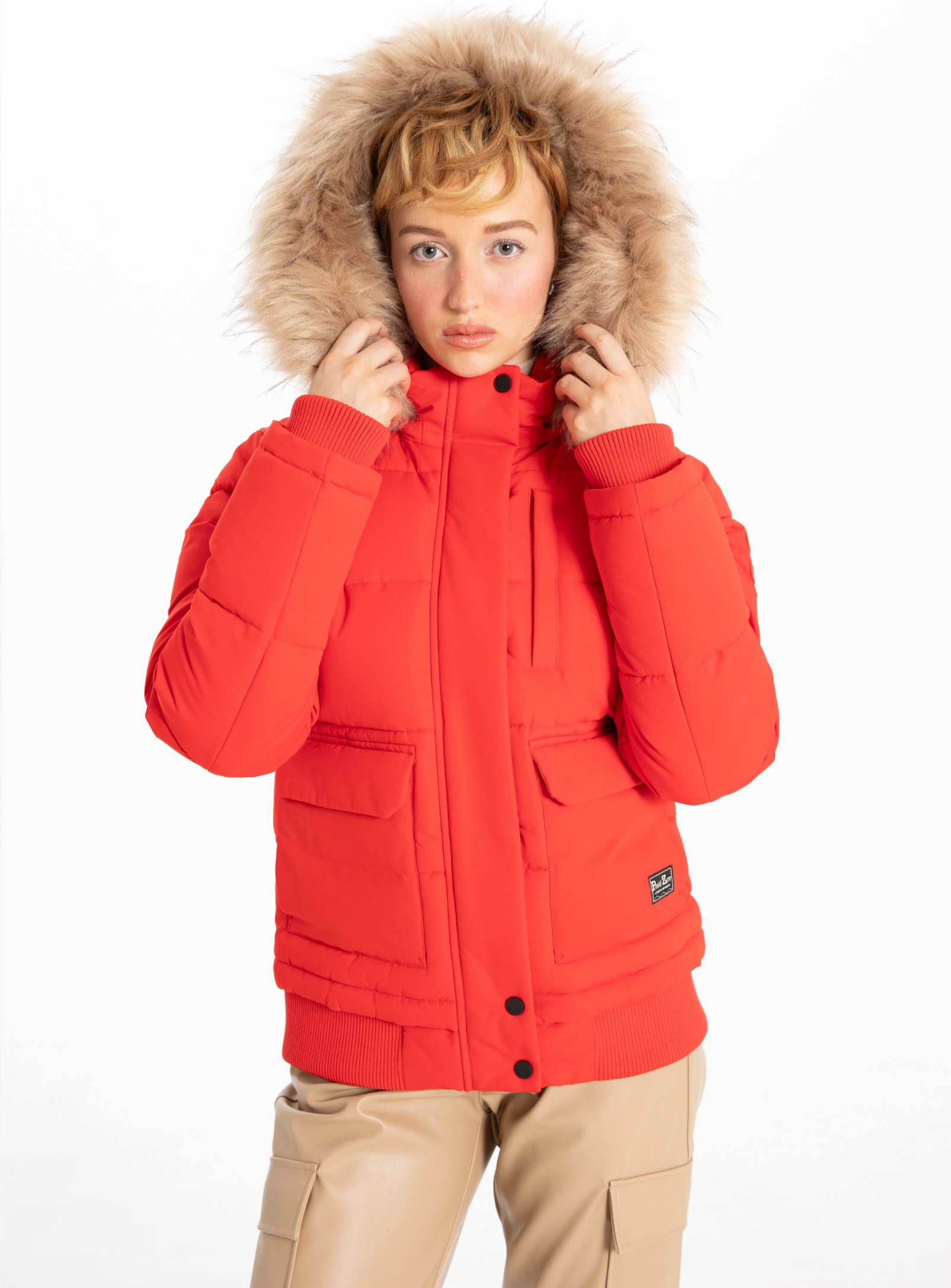 OVALIA | Removable Hood & Fur Bomber